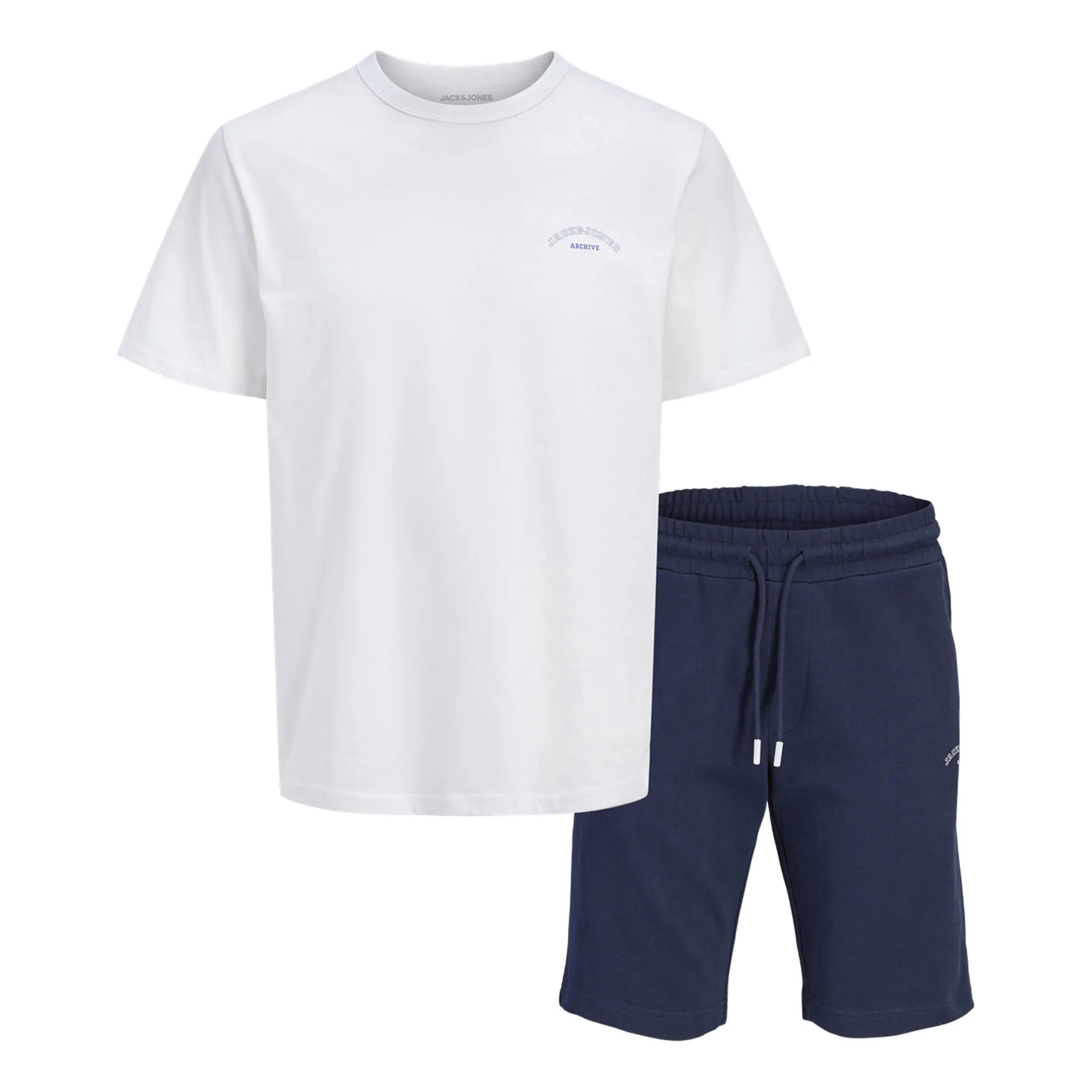 Jack &amp; Jones Logo Shirt &amp; Short Heren