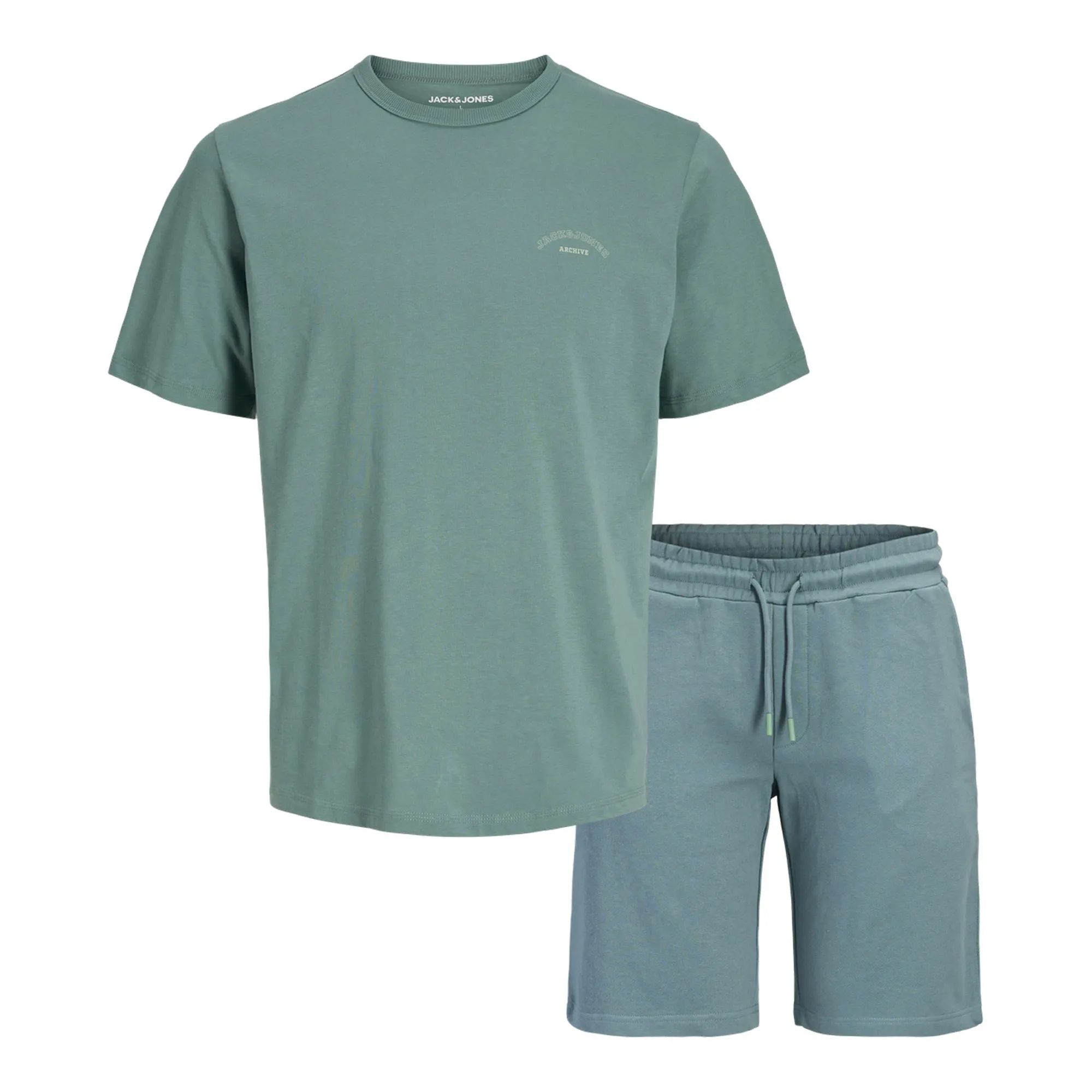 Jack &amp; Jones Logo Shirt &amp; Short Heren