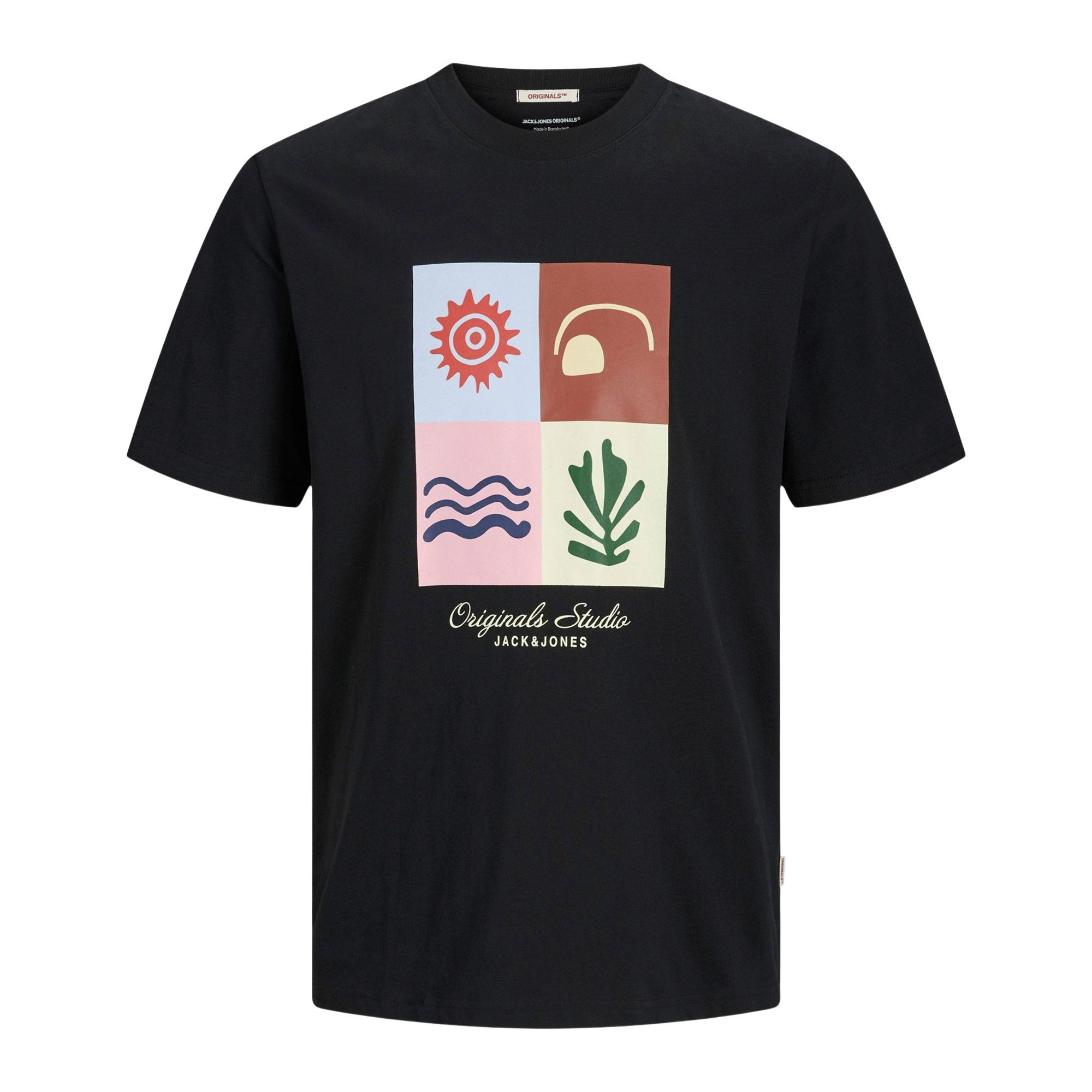 Jack & Jones Originals Canggu Front Branding Crew Shirt Junior