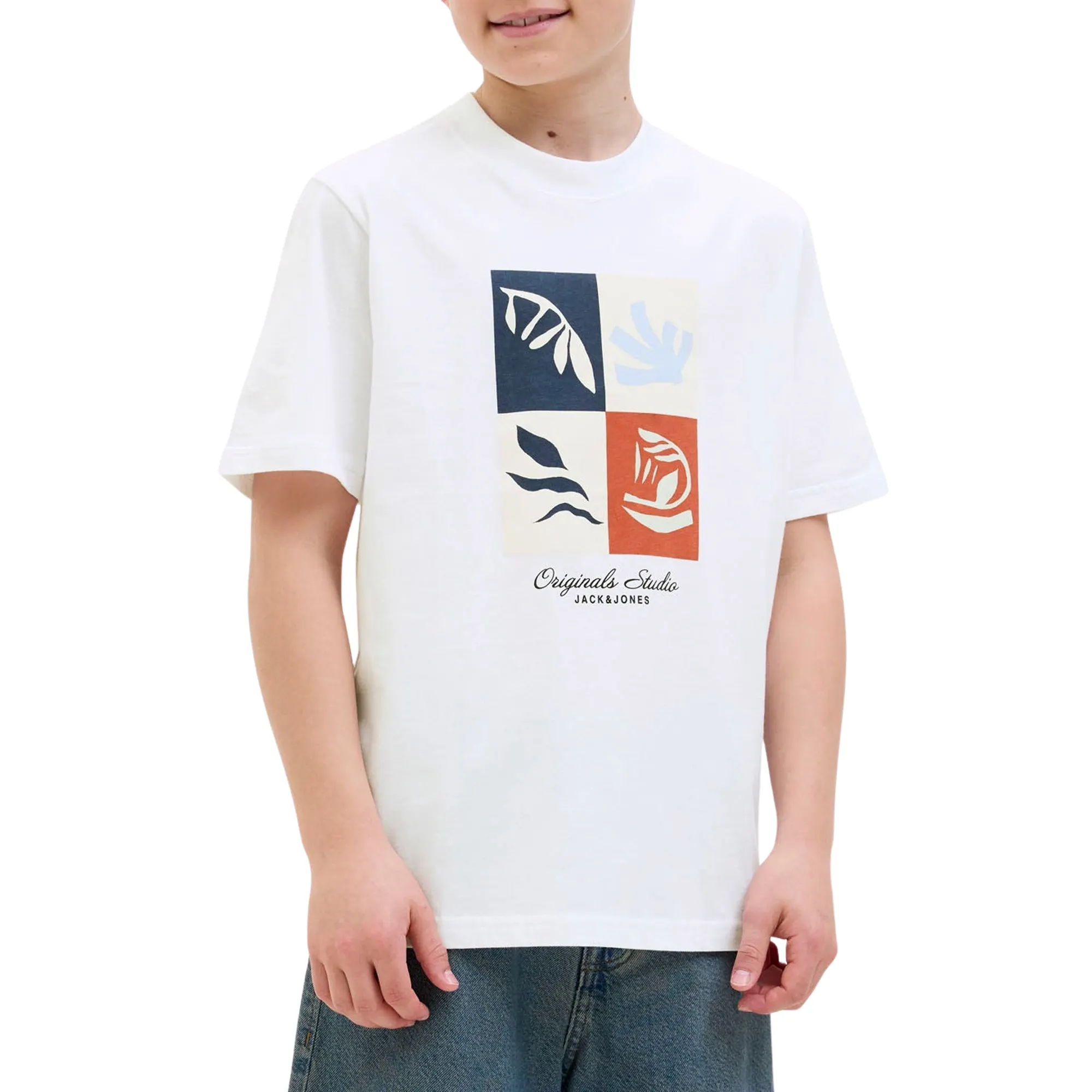 Jack & Jones Originals Canggu Front Branding Crew Shirt Junior
