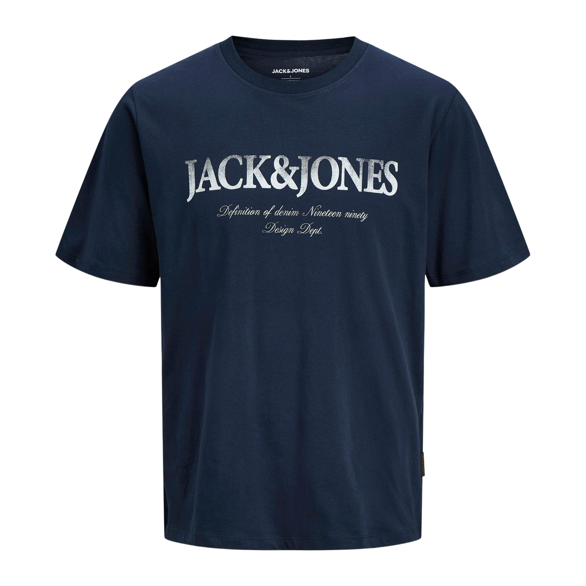 Jack & Jones Devin Daytona Print Shirt Heren (plussize)