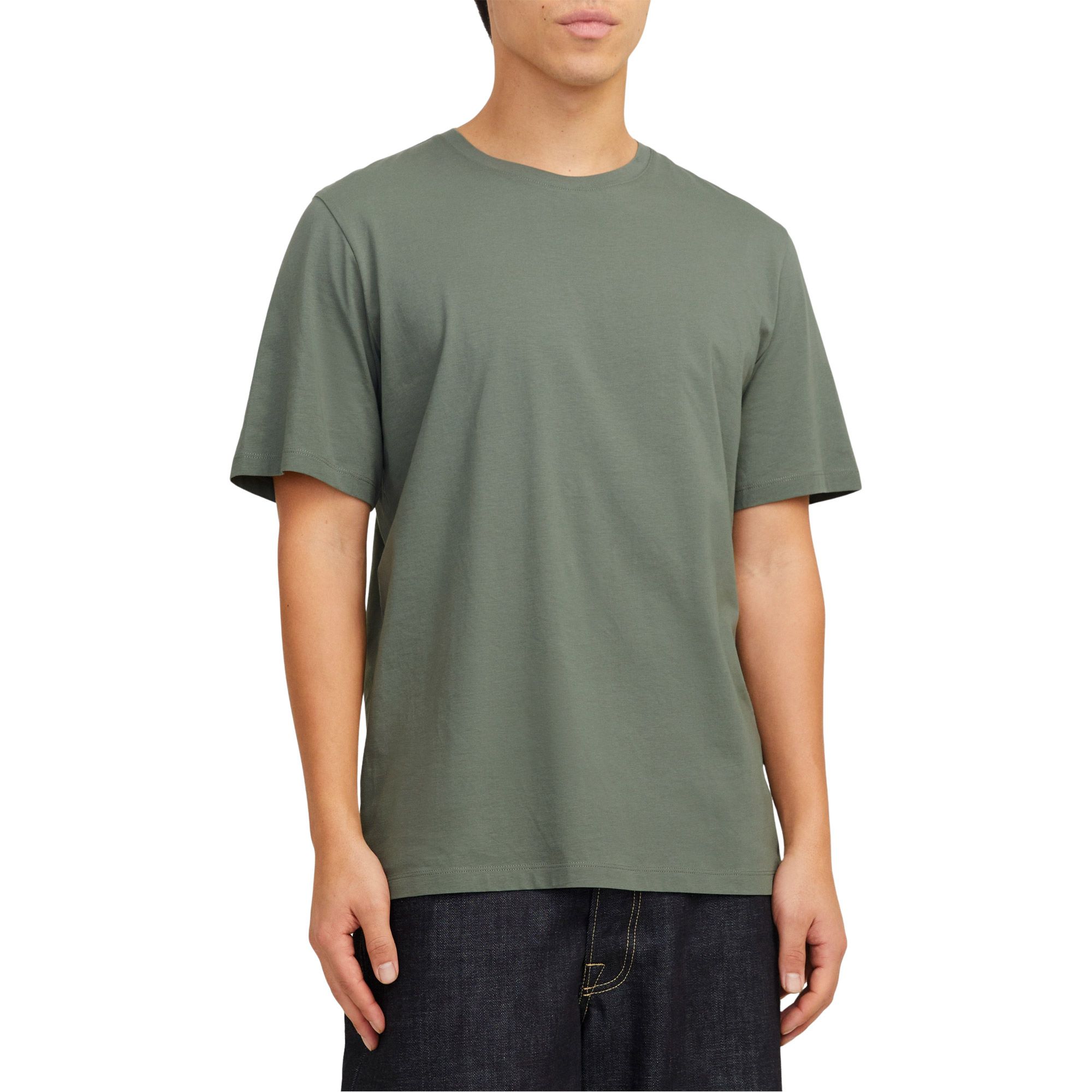 Jack & Jones Organic Basic SS Crew Shirt Heren