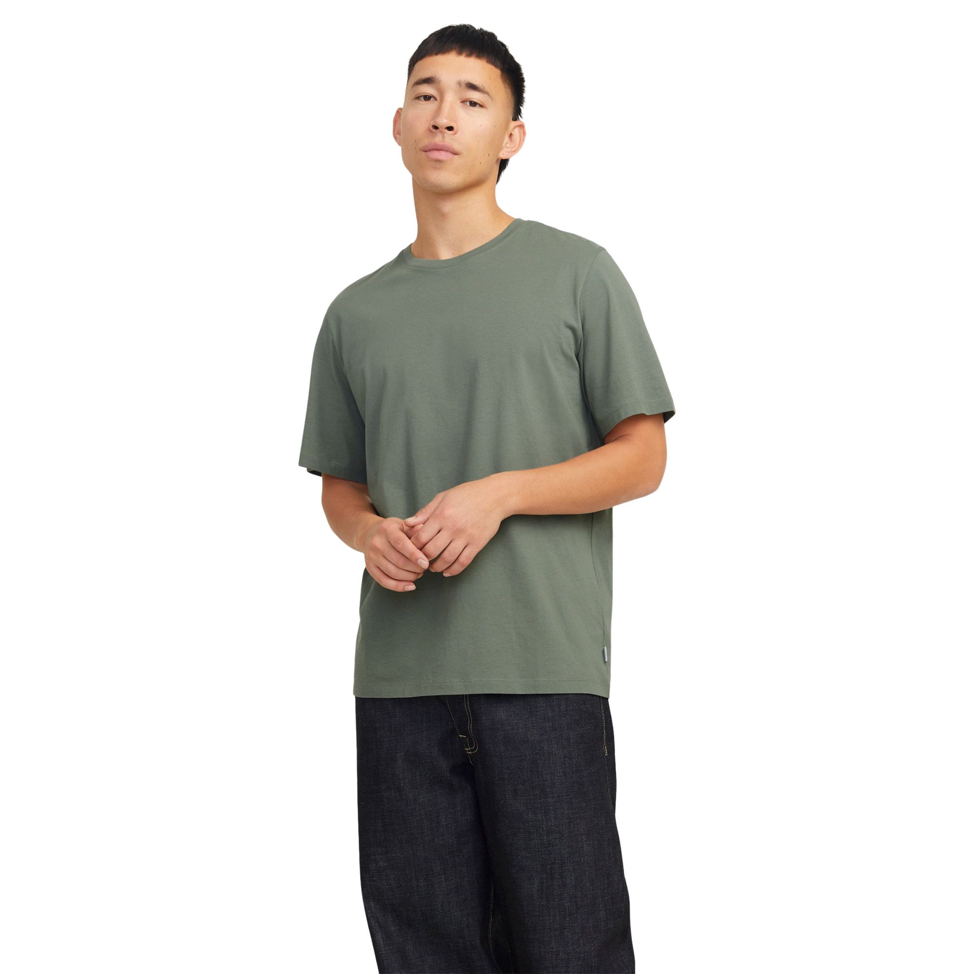 Jack & Jones Organic Basic SS Crew Shirt Heren