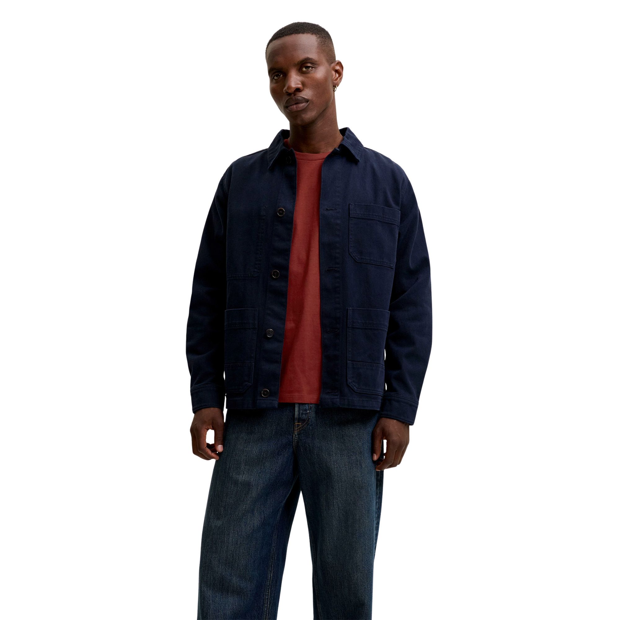 Jack & Jones Organic Basic SS Crew Shirt Men