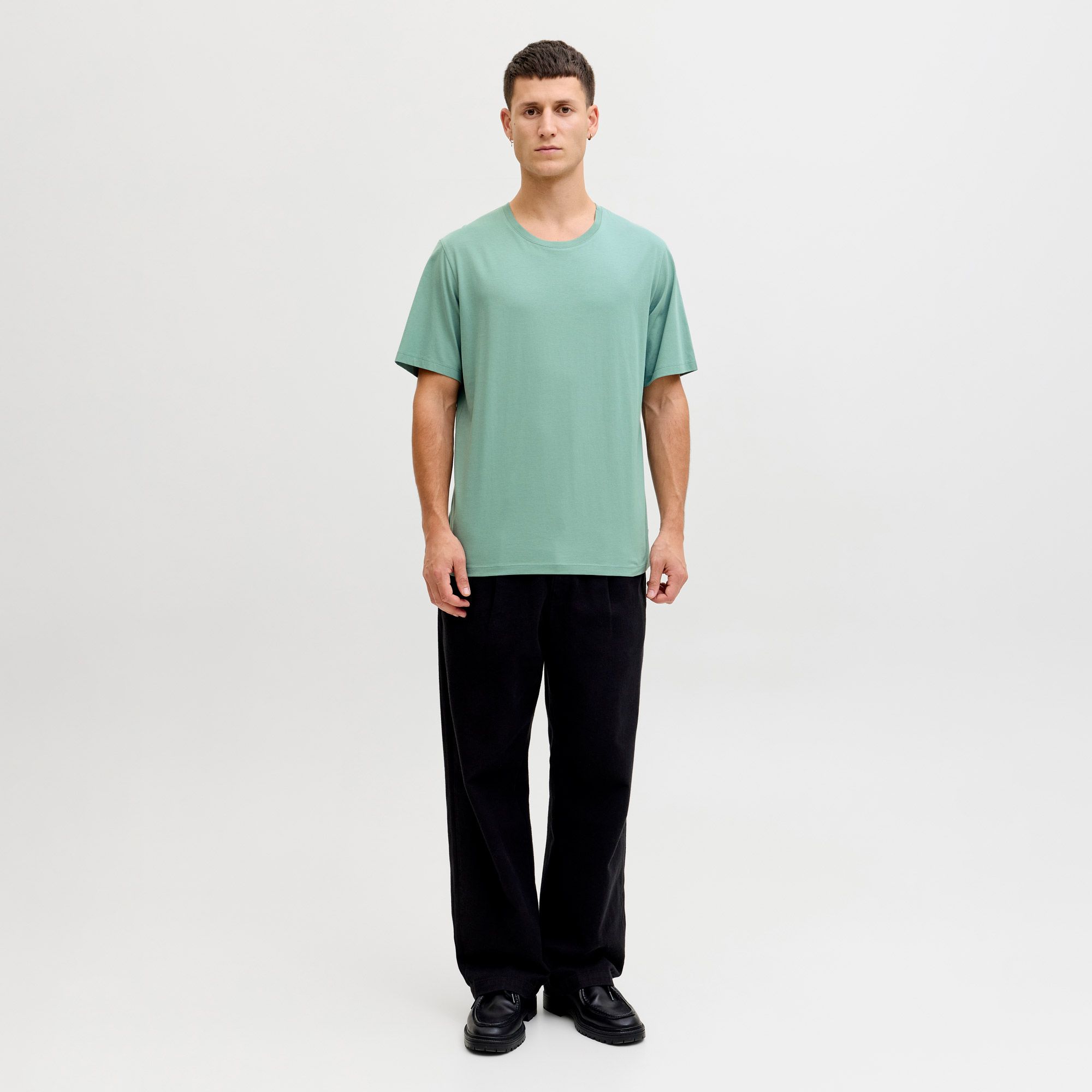Jack & Jones Organic Basic SS Crew Shirt Heren