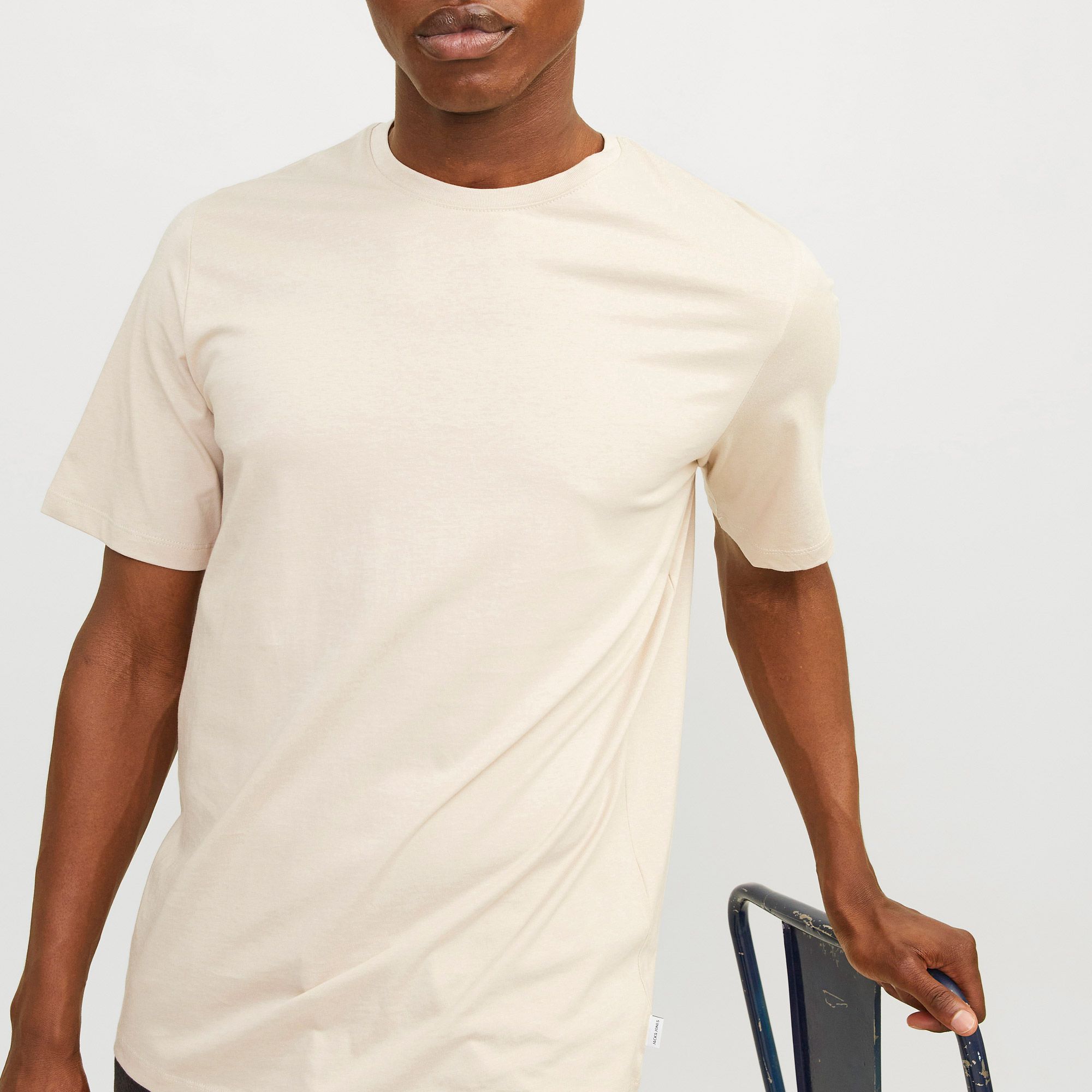 Jack & Jones Organic Basic SS Crew Shirt Heren