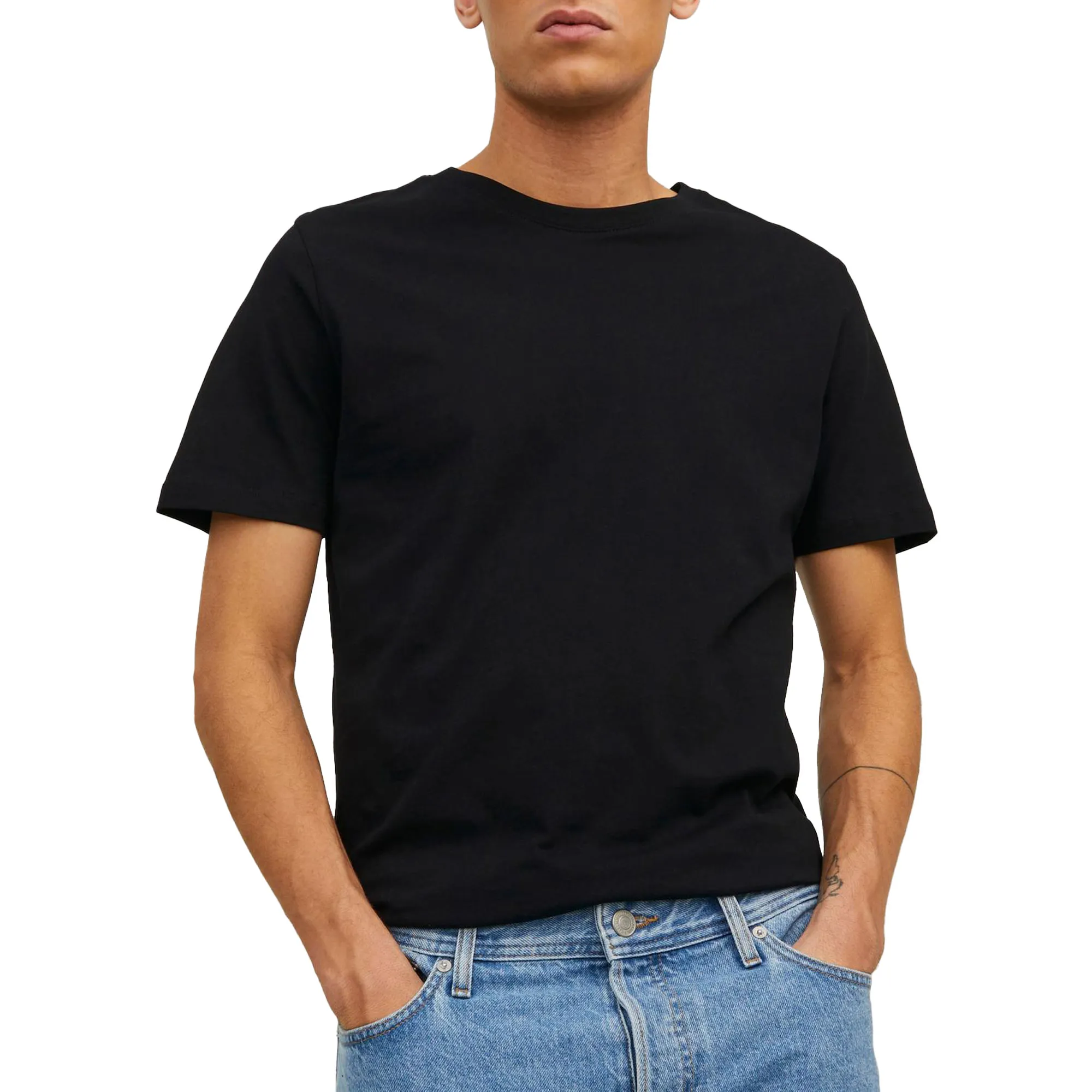 Jack & Jones Organic Basic SS Crew Shirt Heren