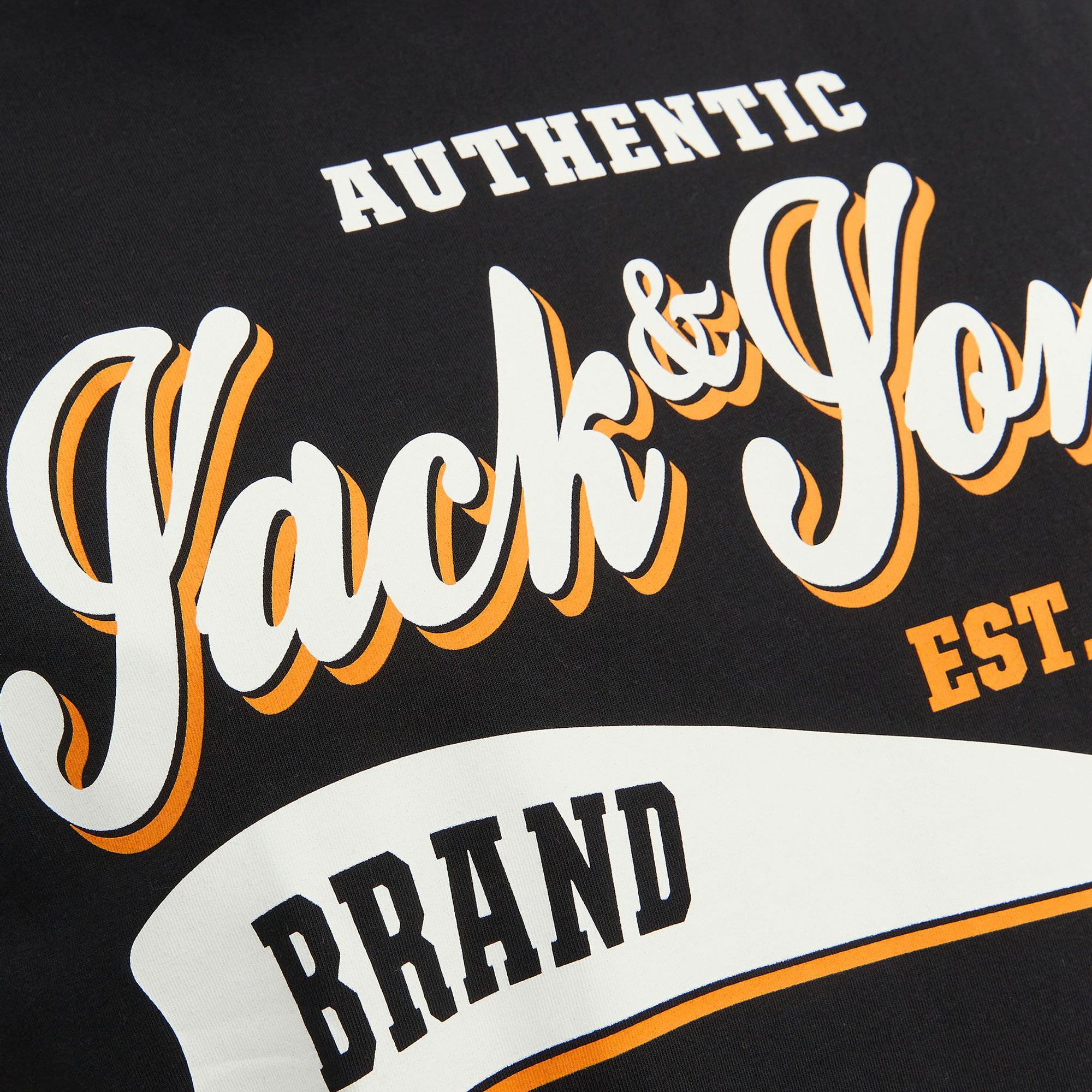Jack & Jones Essentials Logo SS Crew Shirt Heren (plussize)