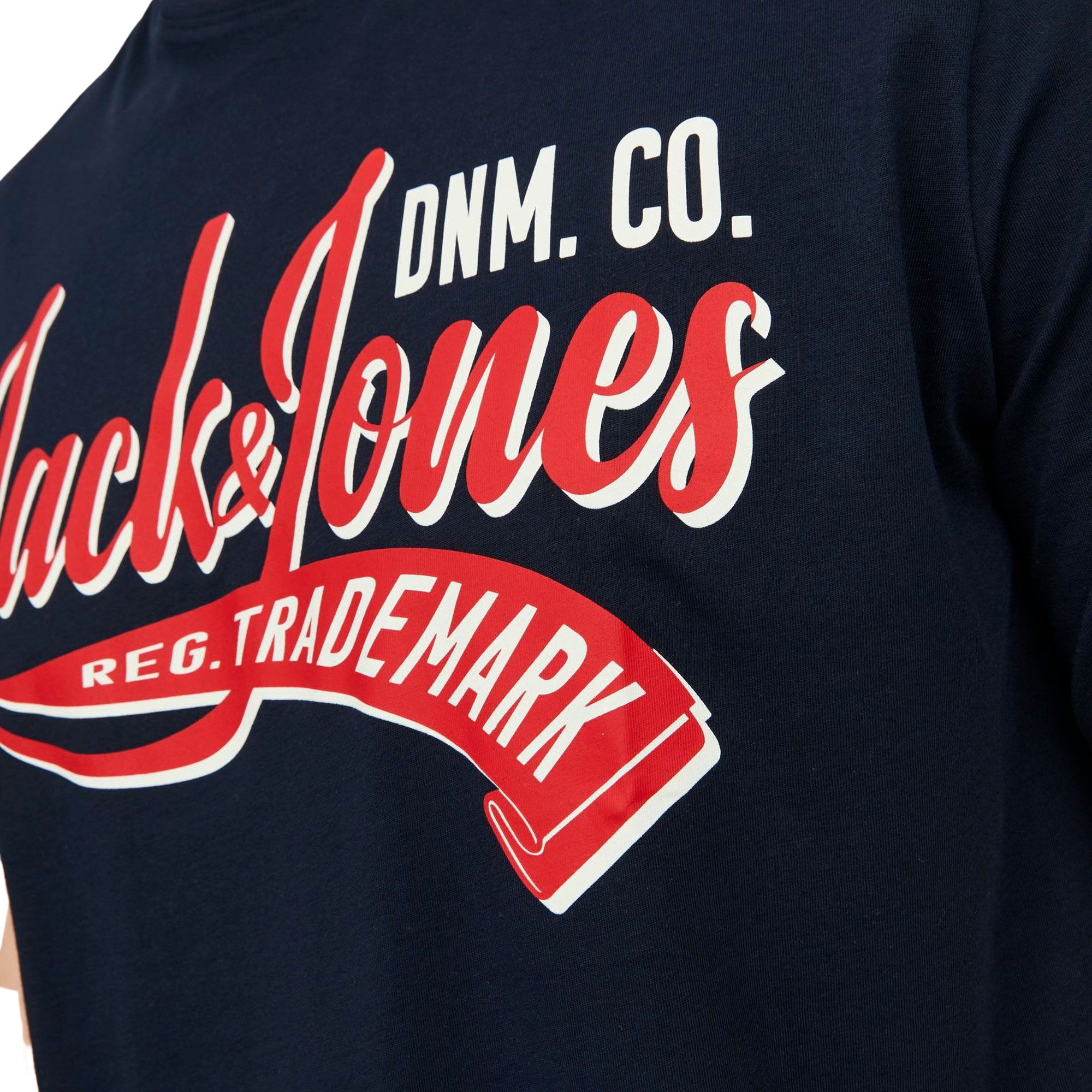 Jack & Jones Essentials Logo SS Crew Shirt Heren (plussize)