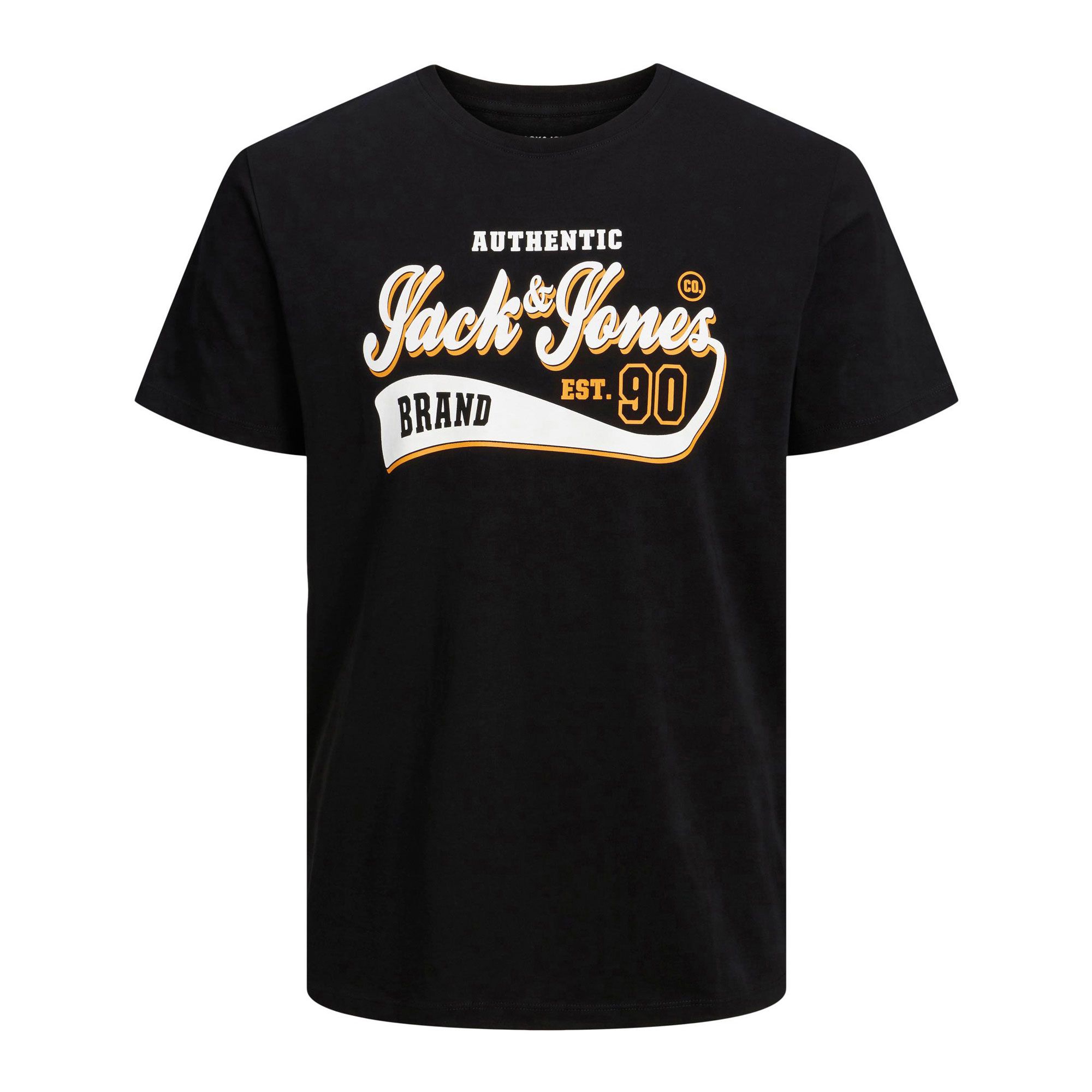 Jack & Jones Essentials Logo SS Crew Shirt Heren (plussize)