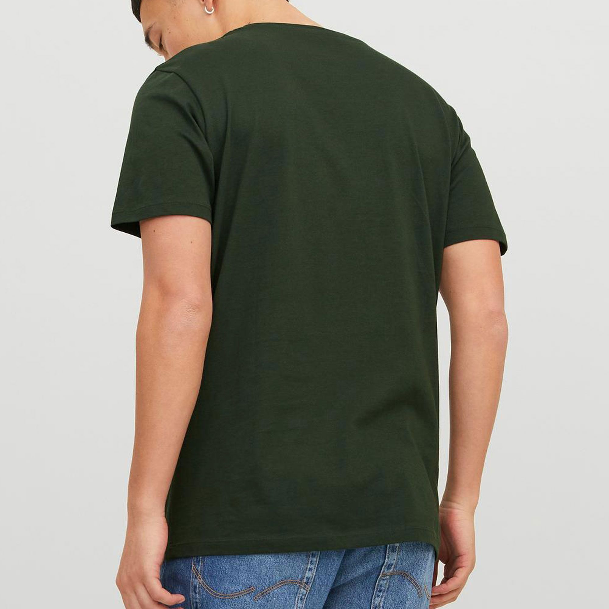 Jack & Jones Essentials Logo SS Crew Shirt Heren