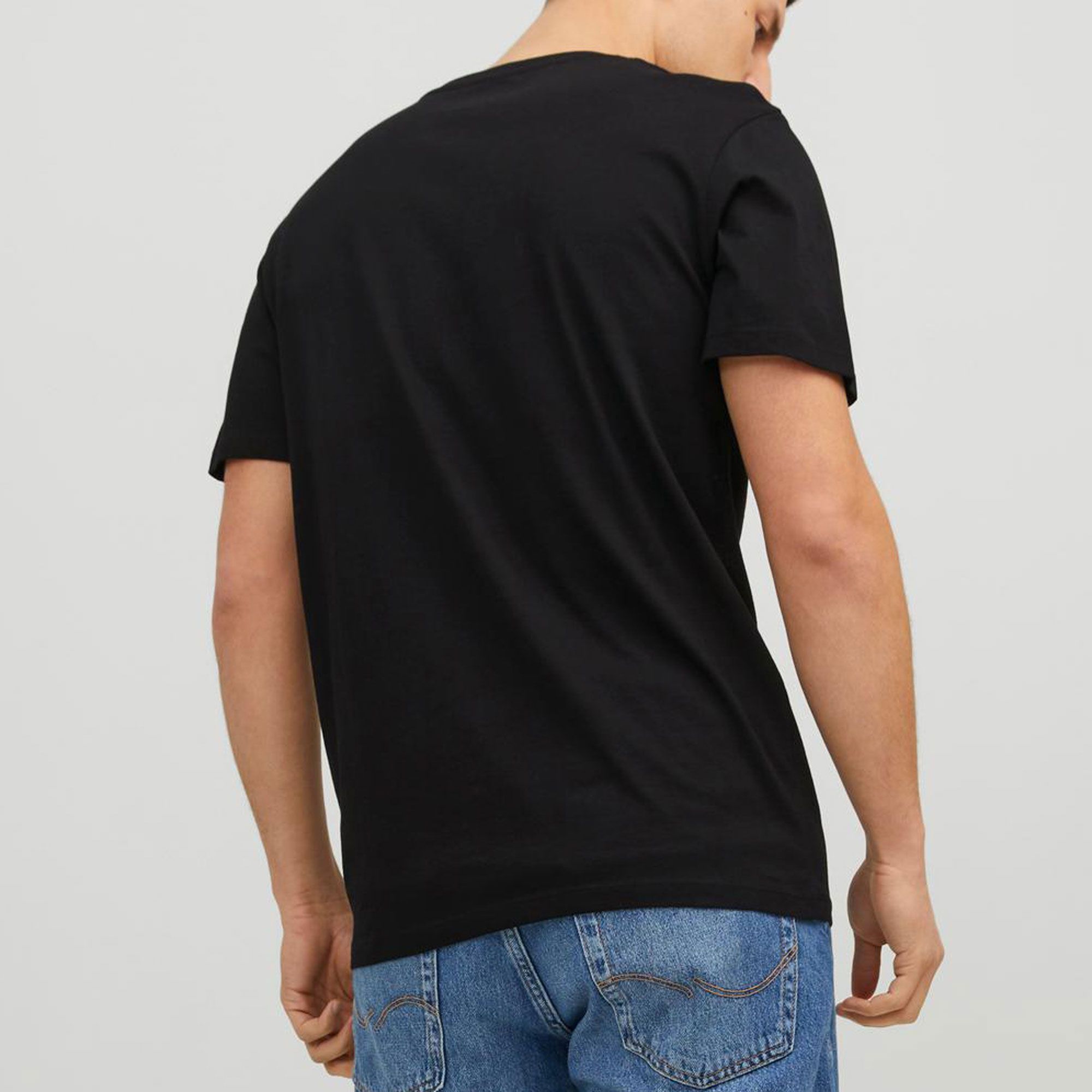Jack & Jones Essentials Logo SS Crew Shirt Heren