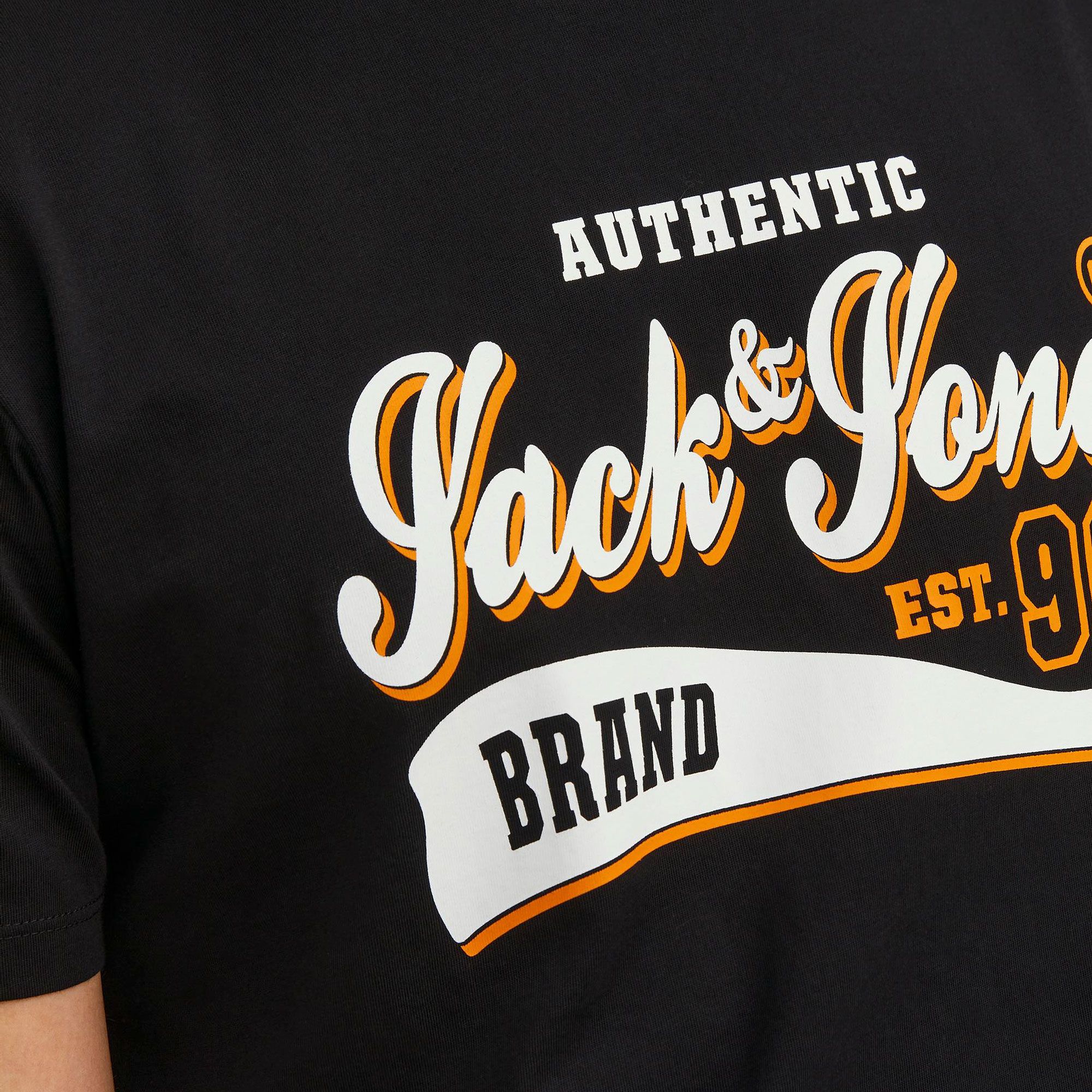 Jack & Jones Essentials Logo SS Crew Shirt Heren