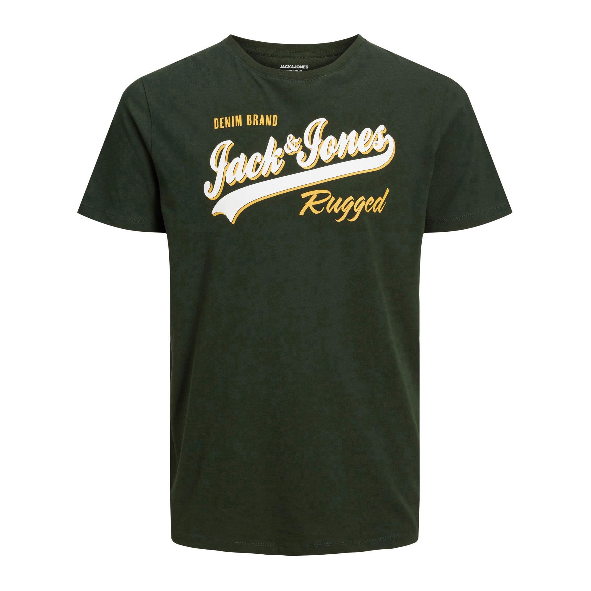 Jack & Jones Essentials Logo SS Crew Shirt Heren