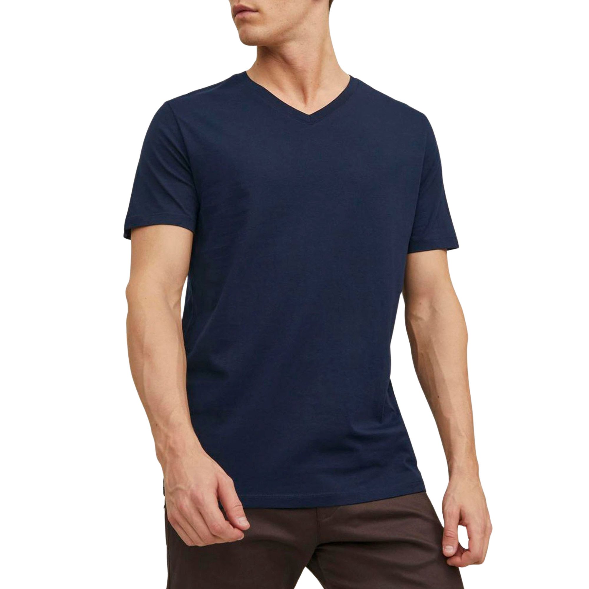 Jack & Jones Organic Basic SS V-neck Shirt Heren