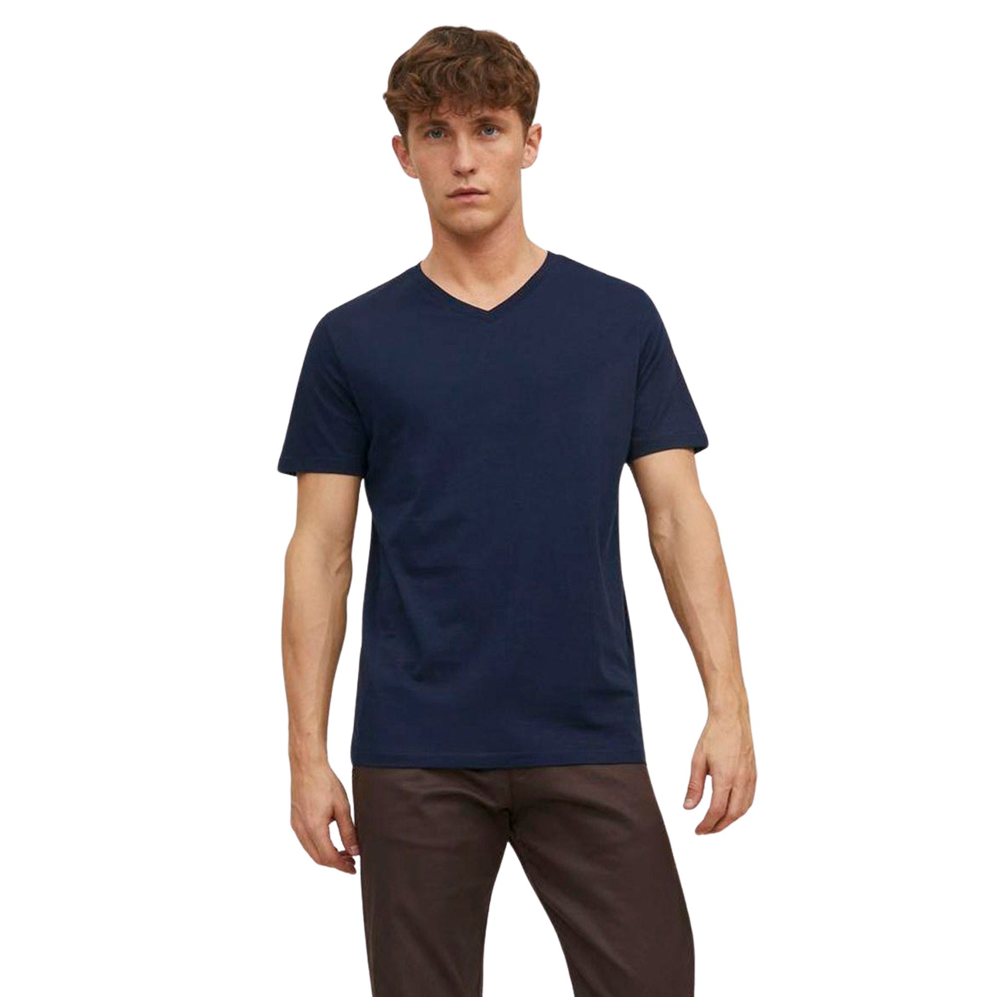 Jack & Jones Organic Basic SS V-neck Shirt Heren