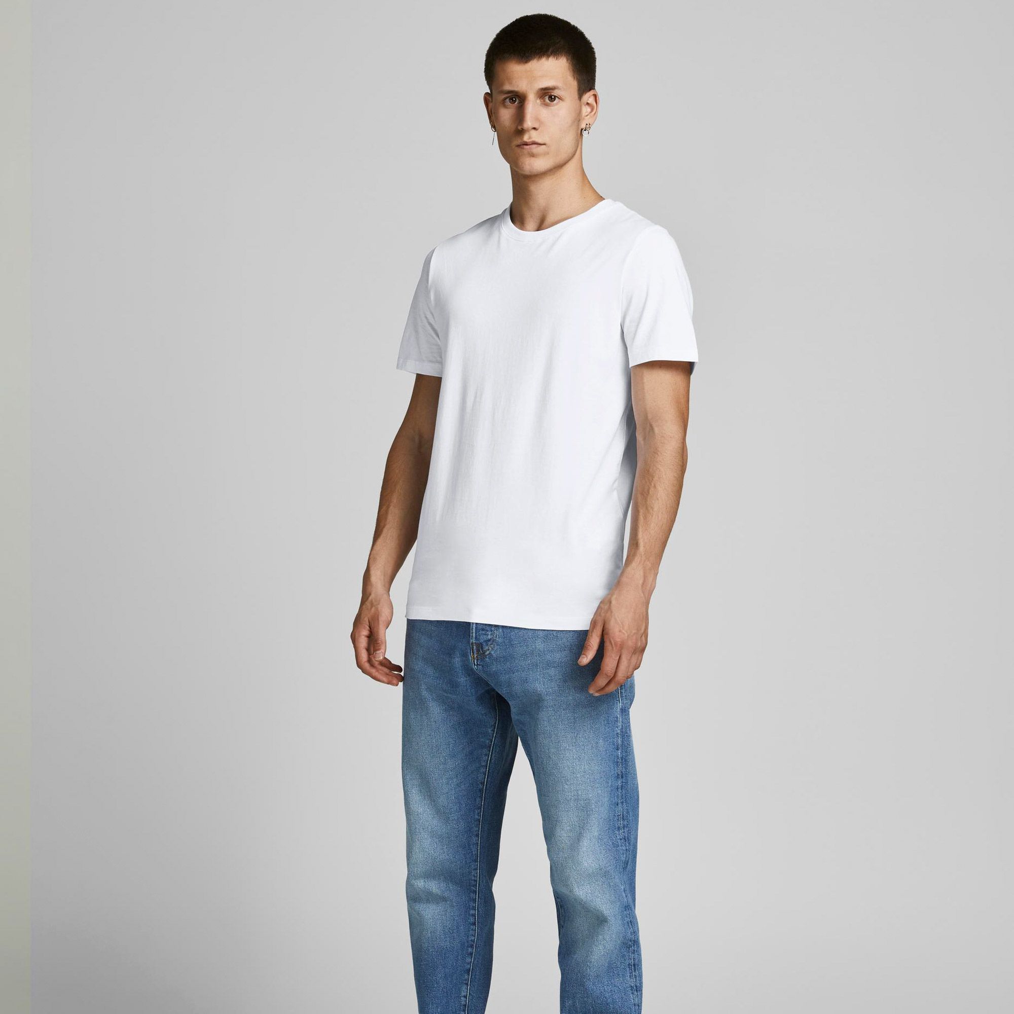 Jack & Jones Basic Crew T-Shirts Heren (5-pack)