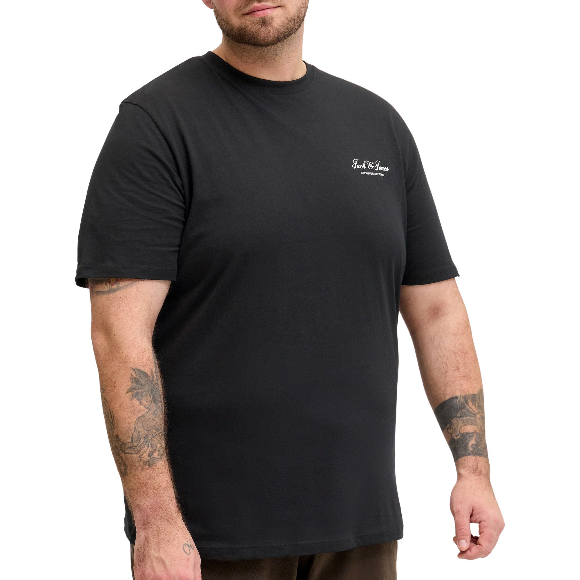 Jack & Jones Archive Graphic Crew Shirt Heren (plussize)