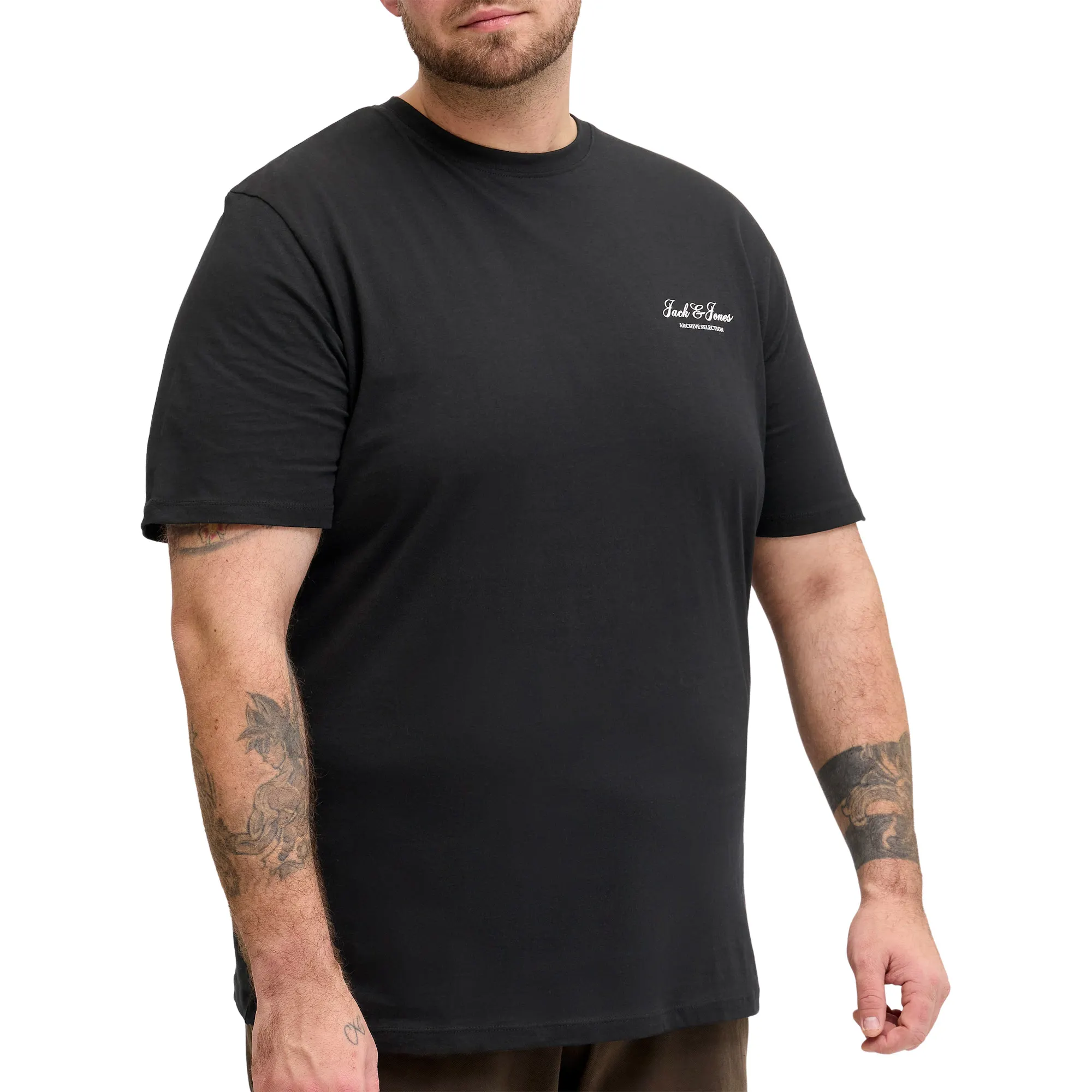 Jack & Jones Archive Graphic Crew Shirt Heren (plussize)