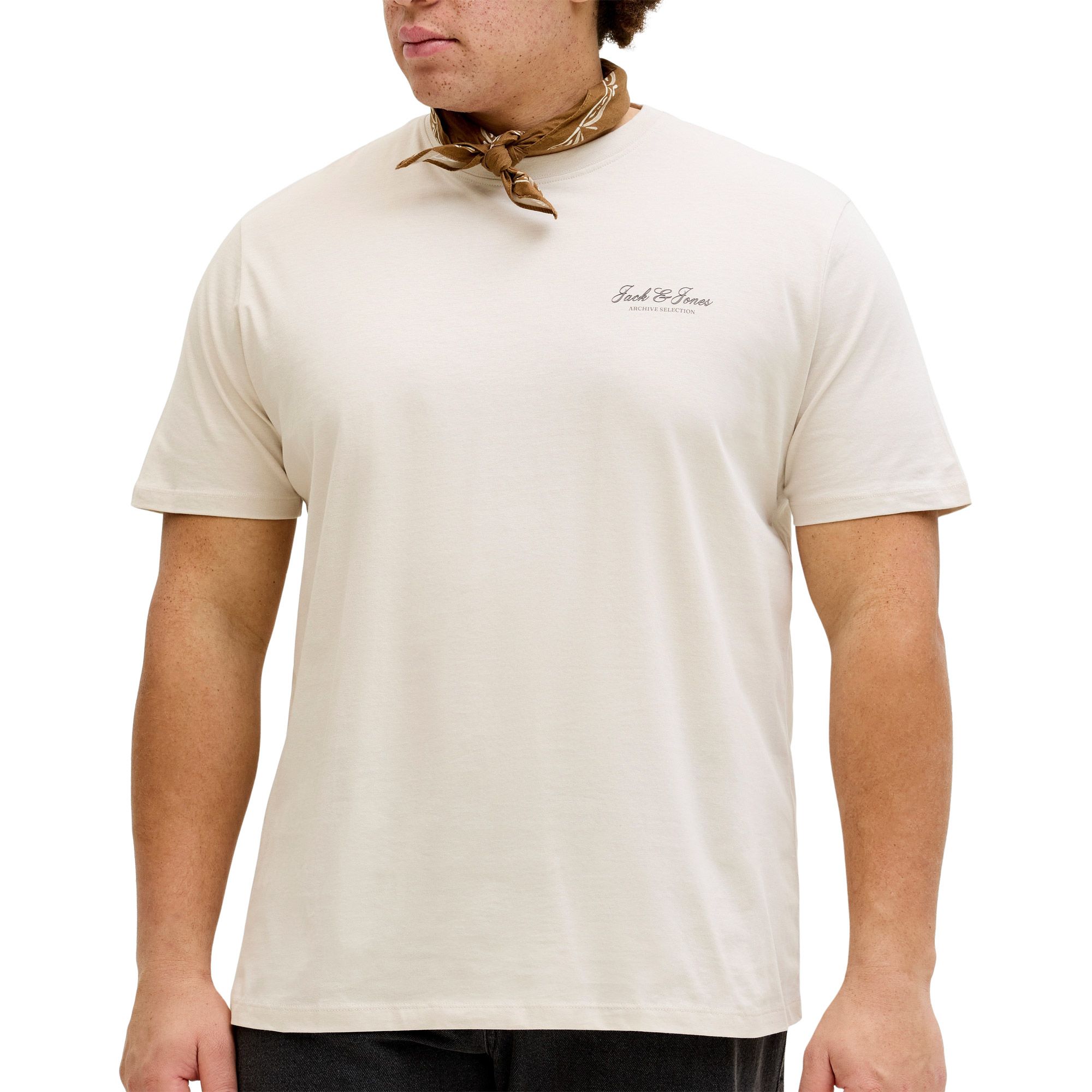 Jack & Jones Archive Graphic Crew Shirt Heren (plussize)