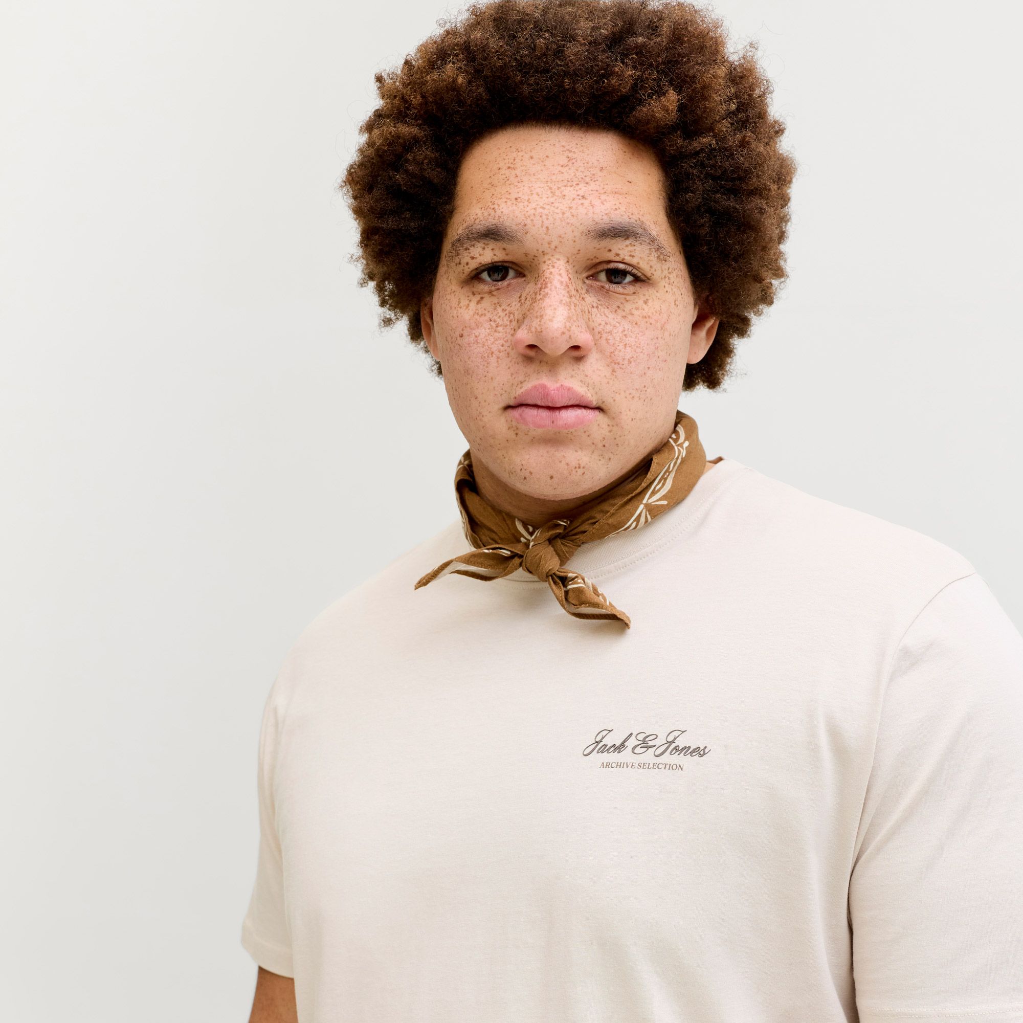 Jack & Jones Archive Graphic Crew Shirt Heren (plussize)