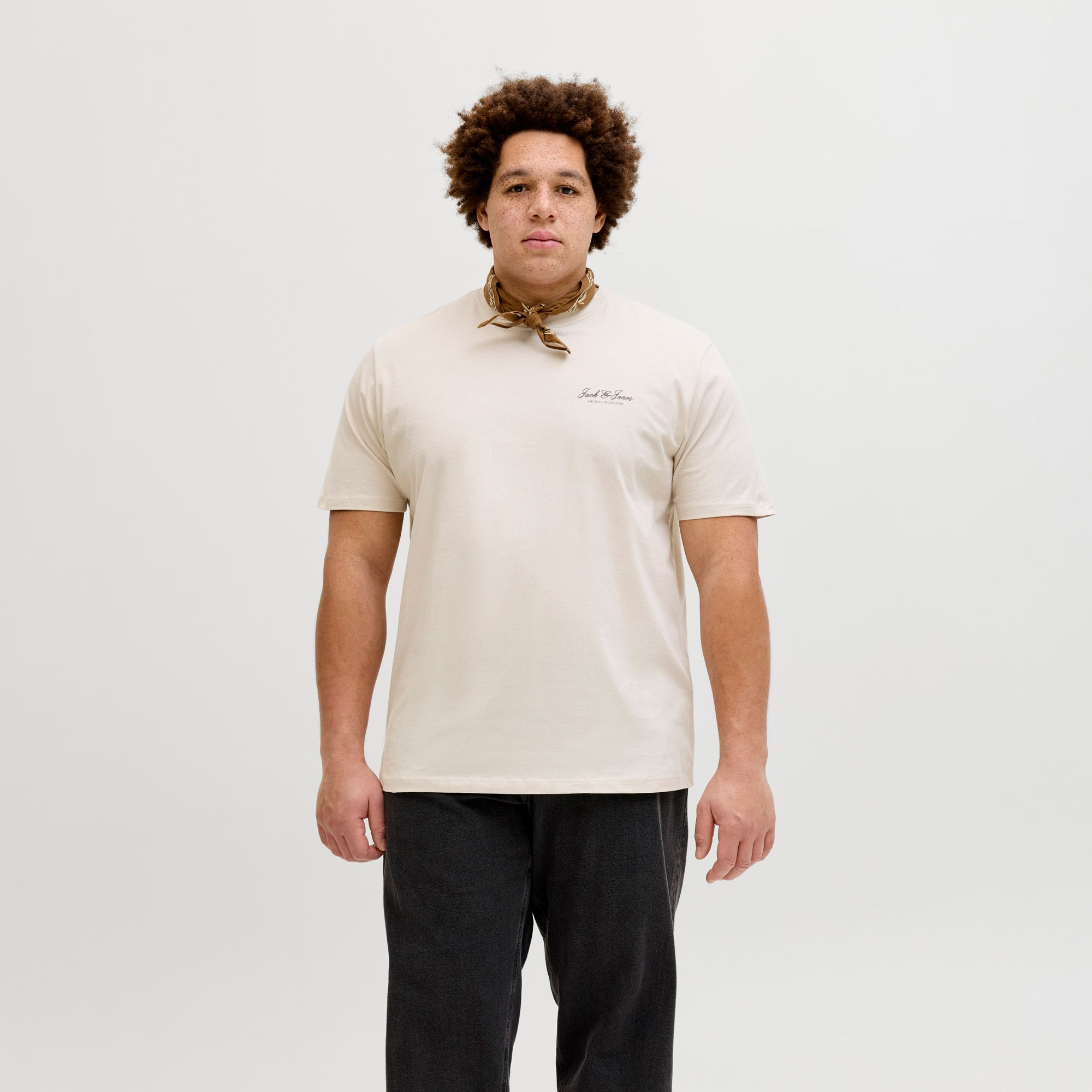 Jack & Jones Archive Graphic Crew Shirt Heren (plussize)