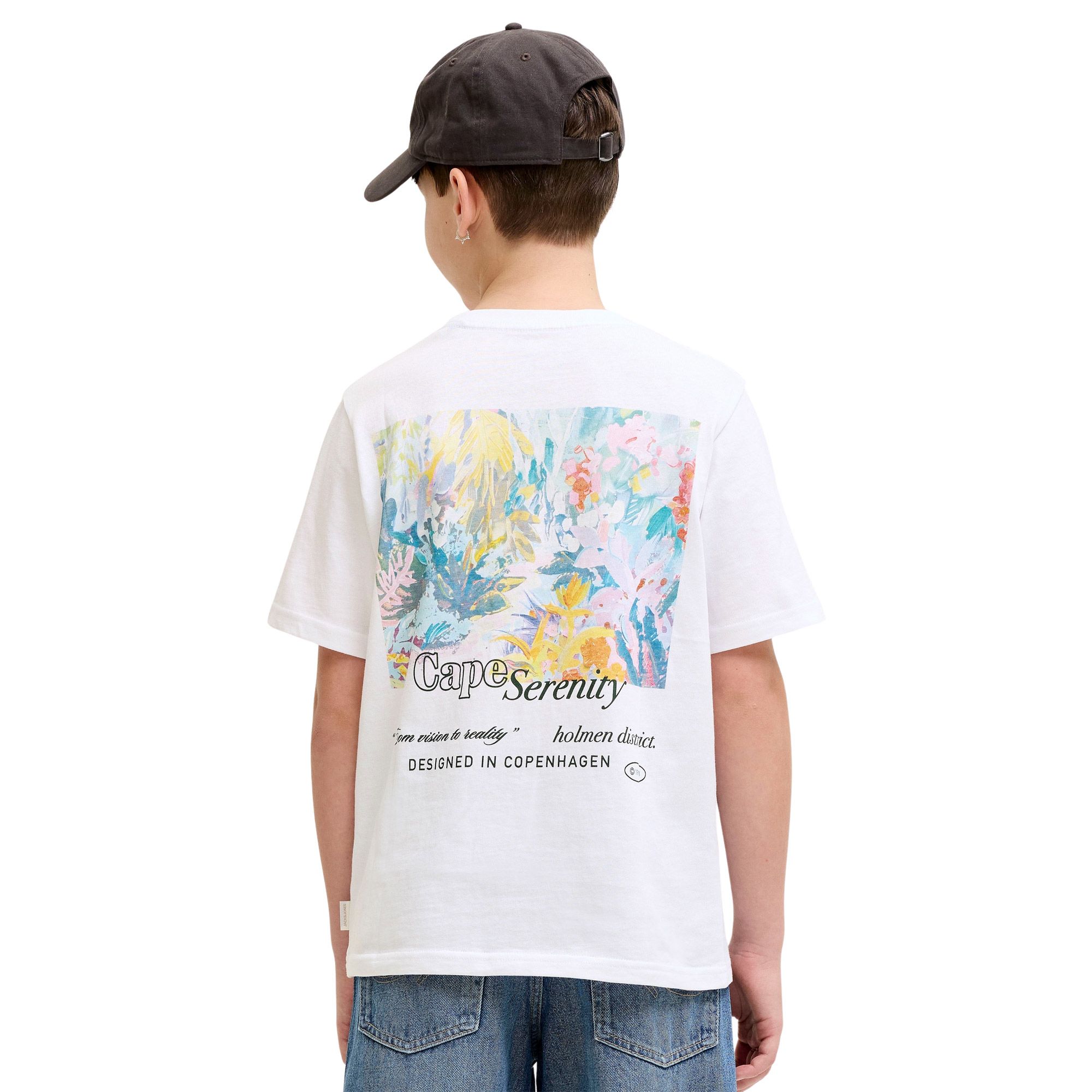 Shirt Jack & Jones Montauk Back Graphic Garçons