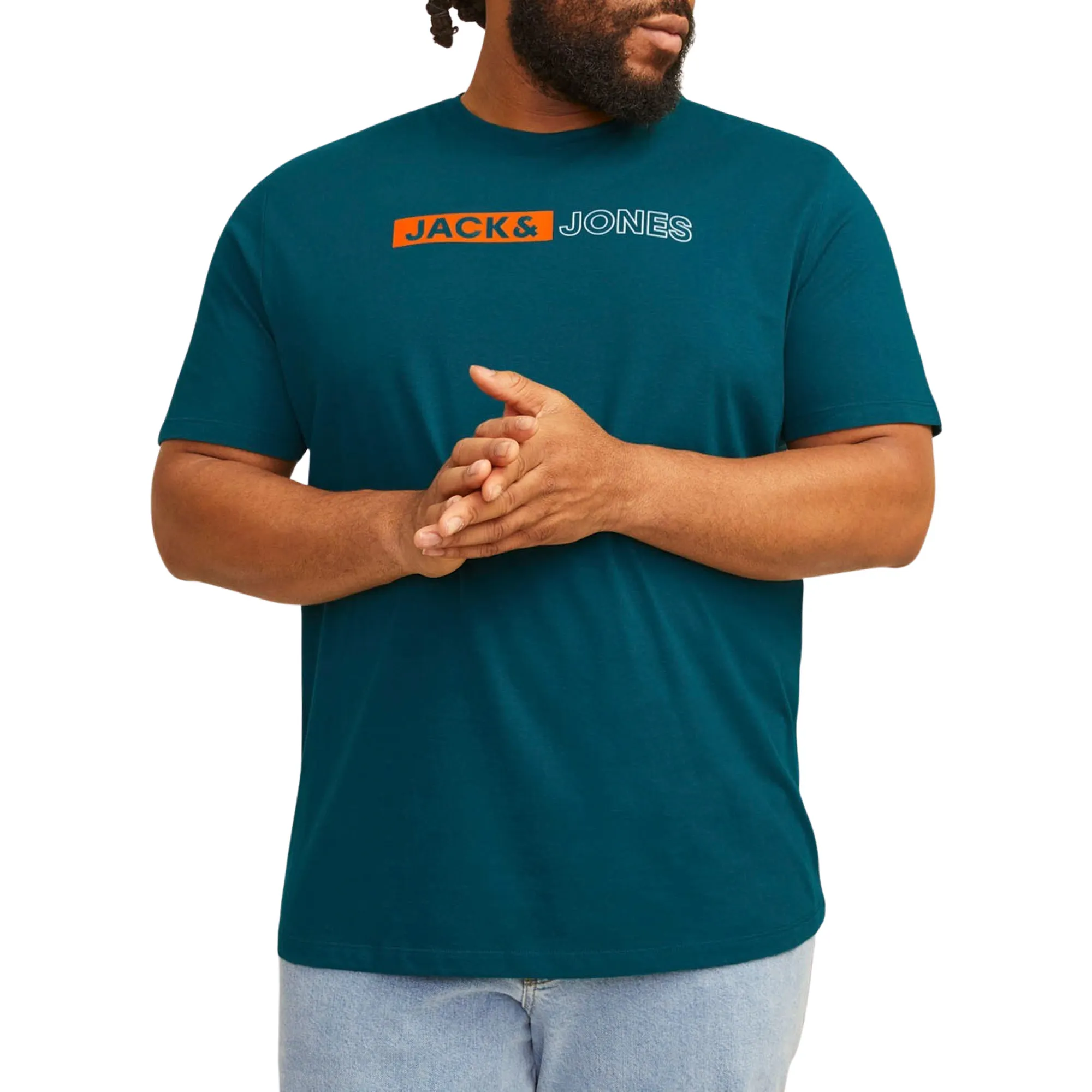 Jack &amp; Jones Corp Logo Play Shirt Heren (plussize)