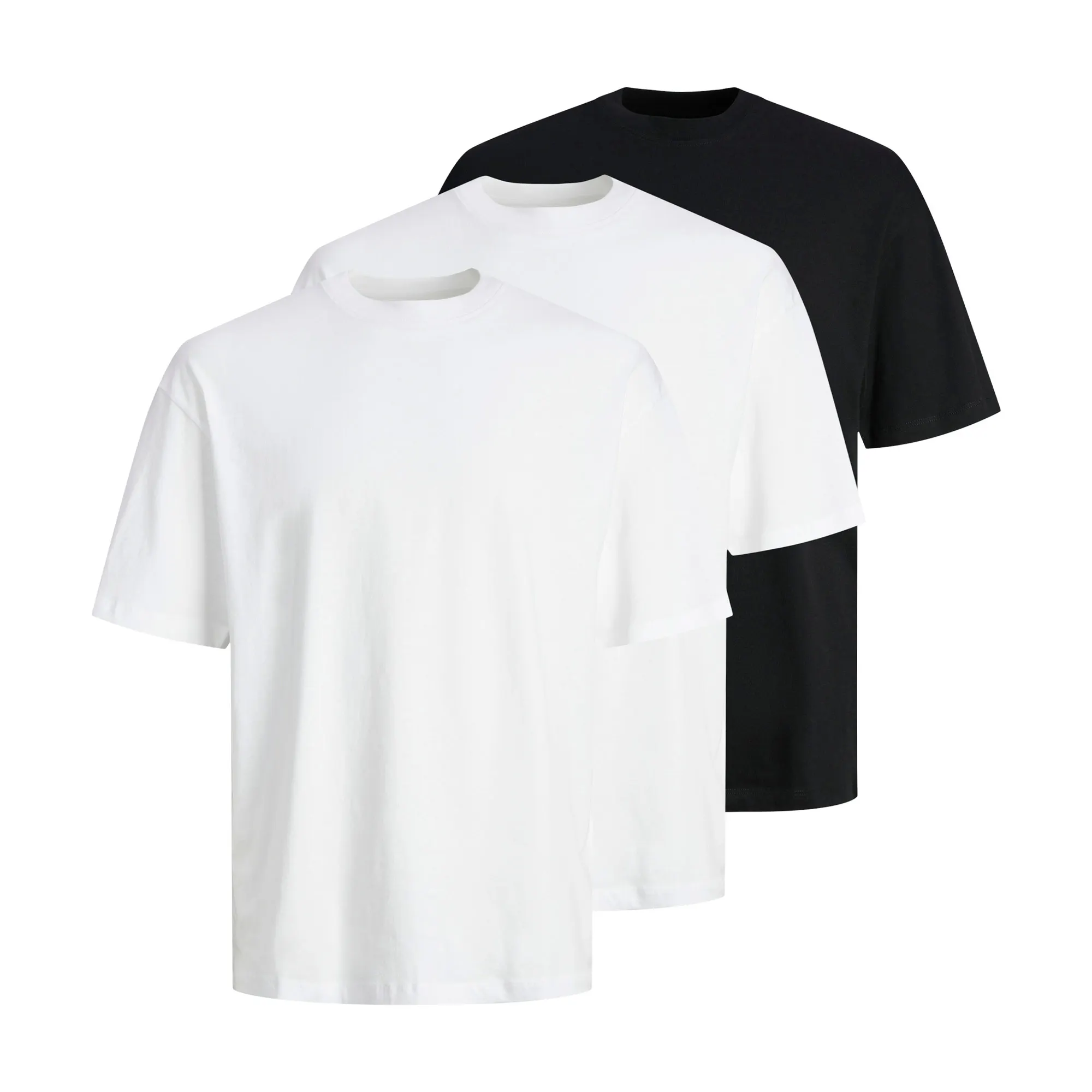Jack &amp; Jones Hugo Crew Neck Shirt Heren (3-pack)