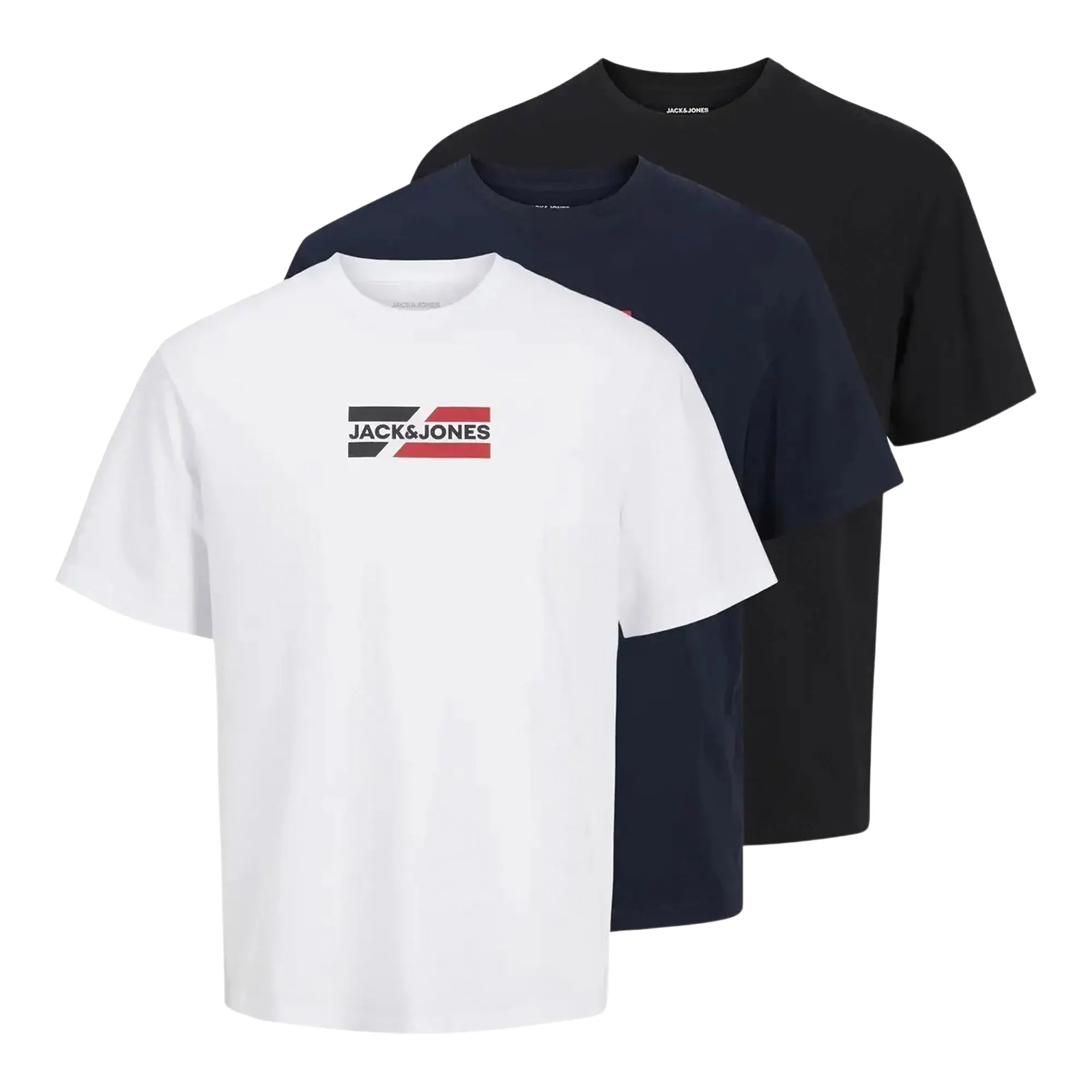 Jack &amp; Jones Corp Graphic Shirt Heren (3-pack)