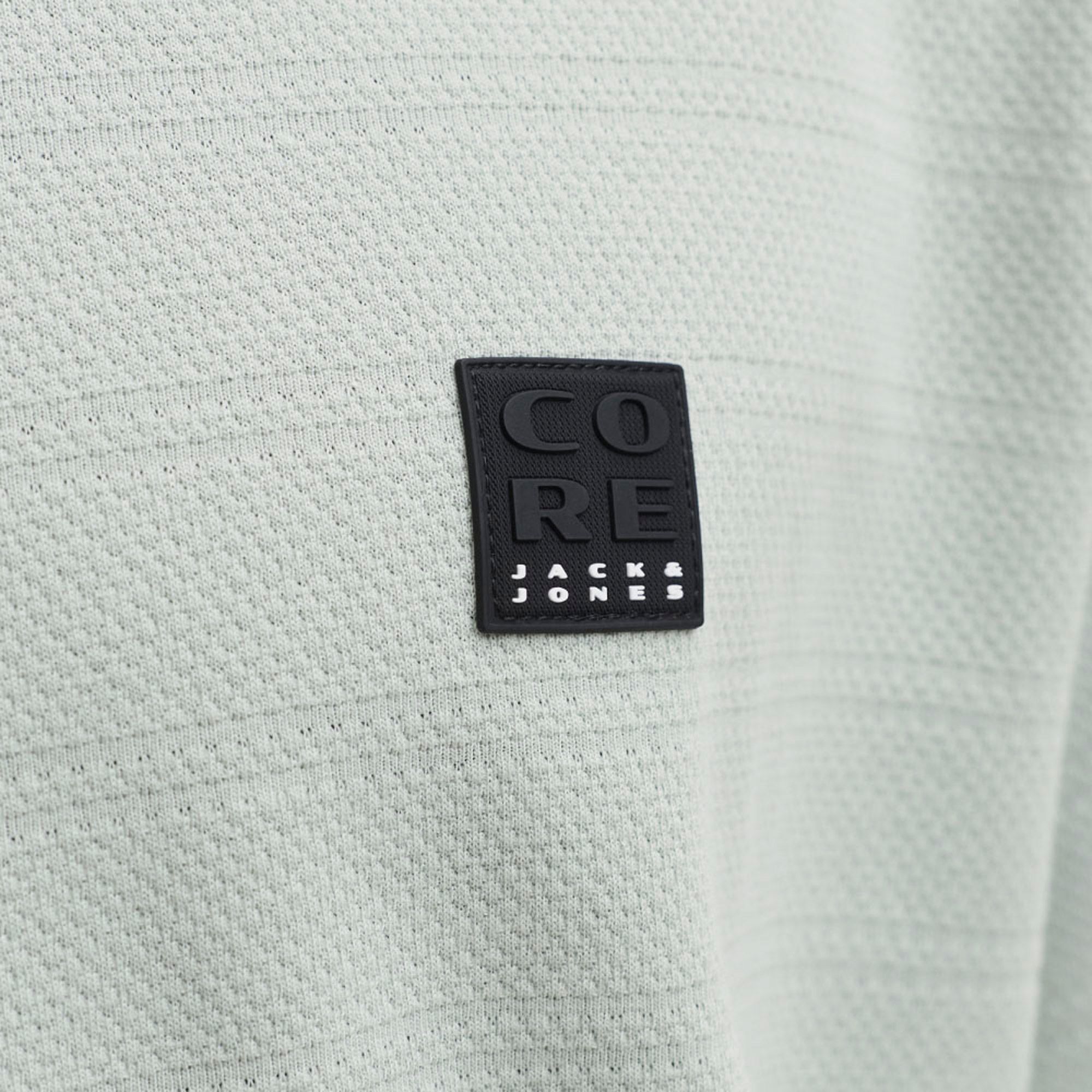Jack & Jones Puffer Crew Neck SS Structured Shirt Heren