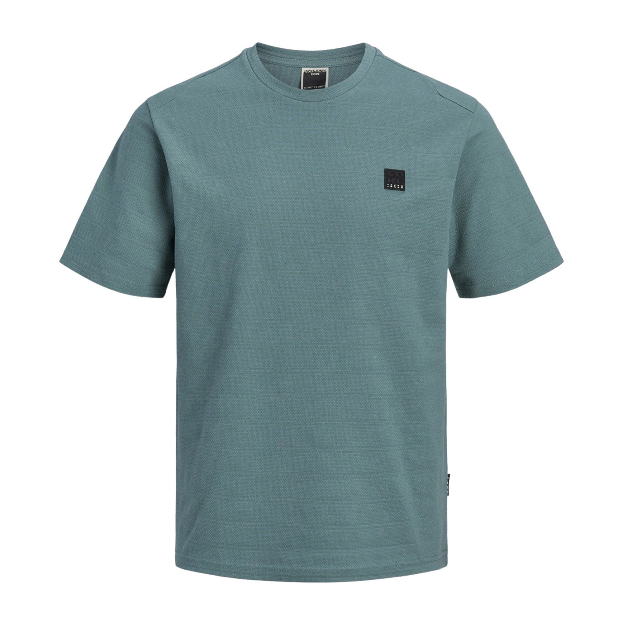 Jack & Jones Puffer Crew Neck SS Structured Shirt Heren