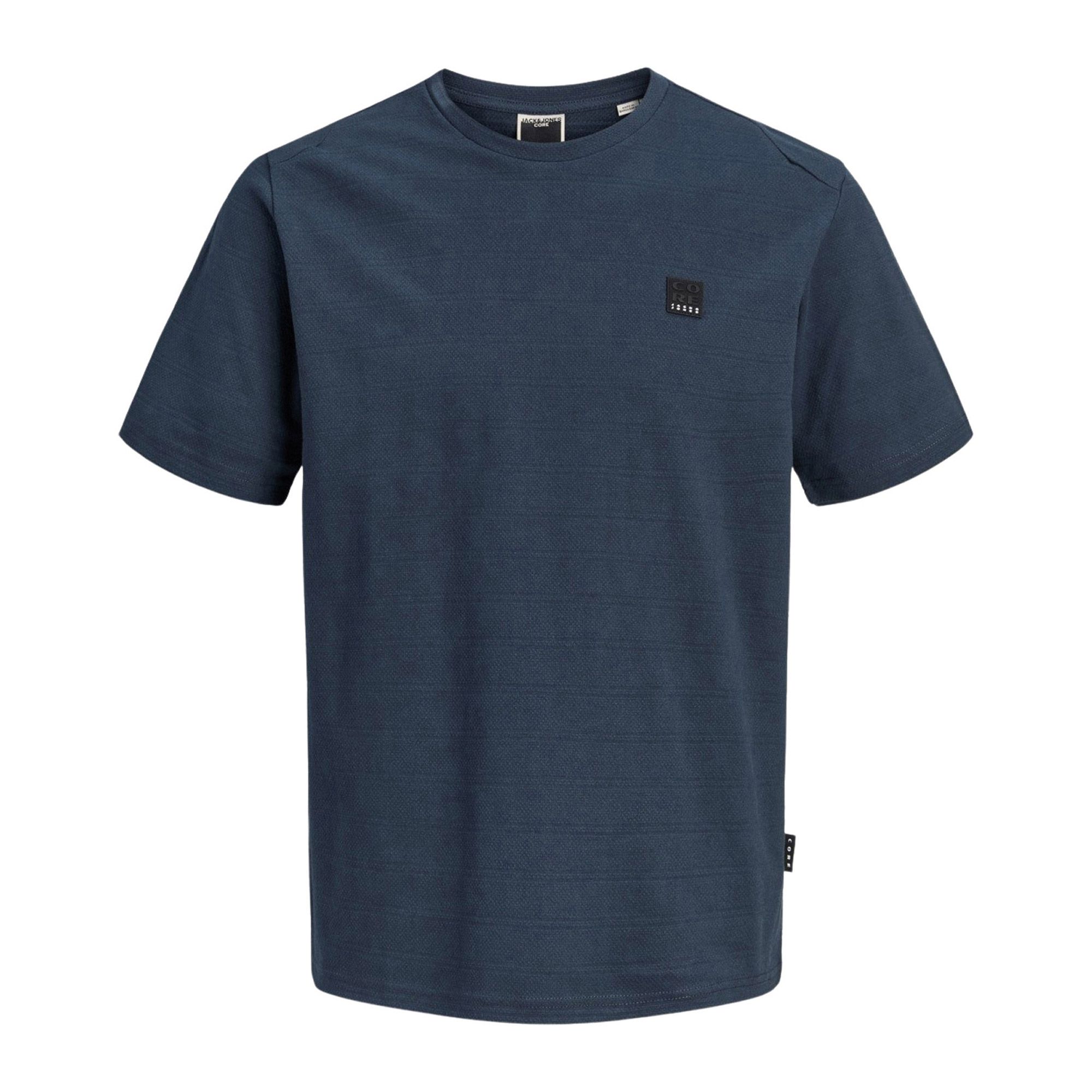 Jack & Jones Puffer Crew Neck SS Structured Shirt Heren