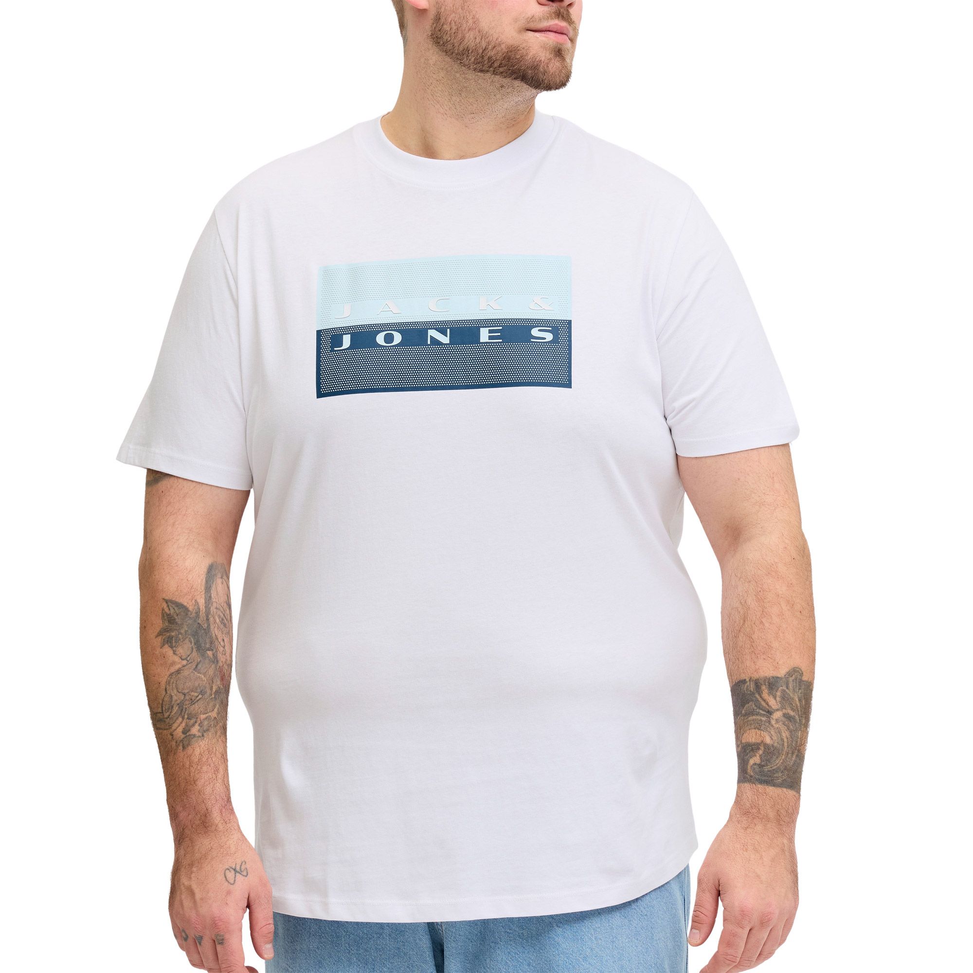 Jack & Jones Fusion Dots Print Shirt Heren (plussize)