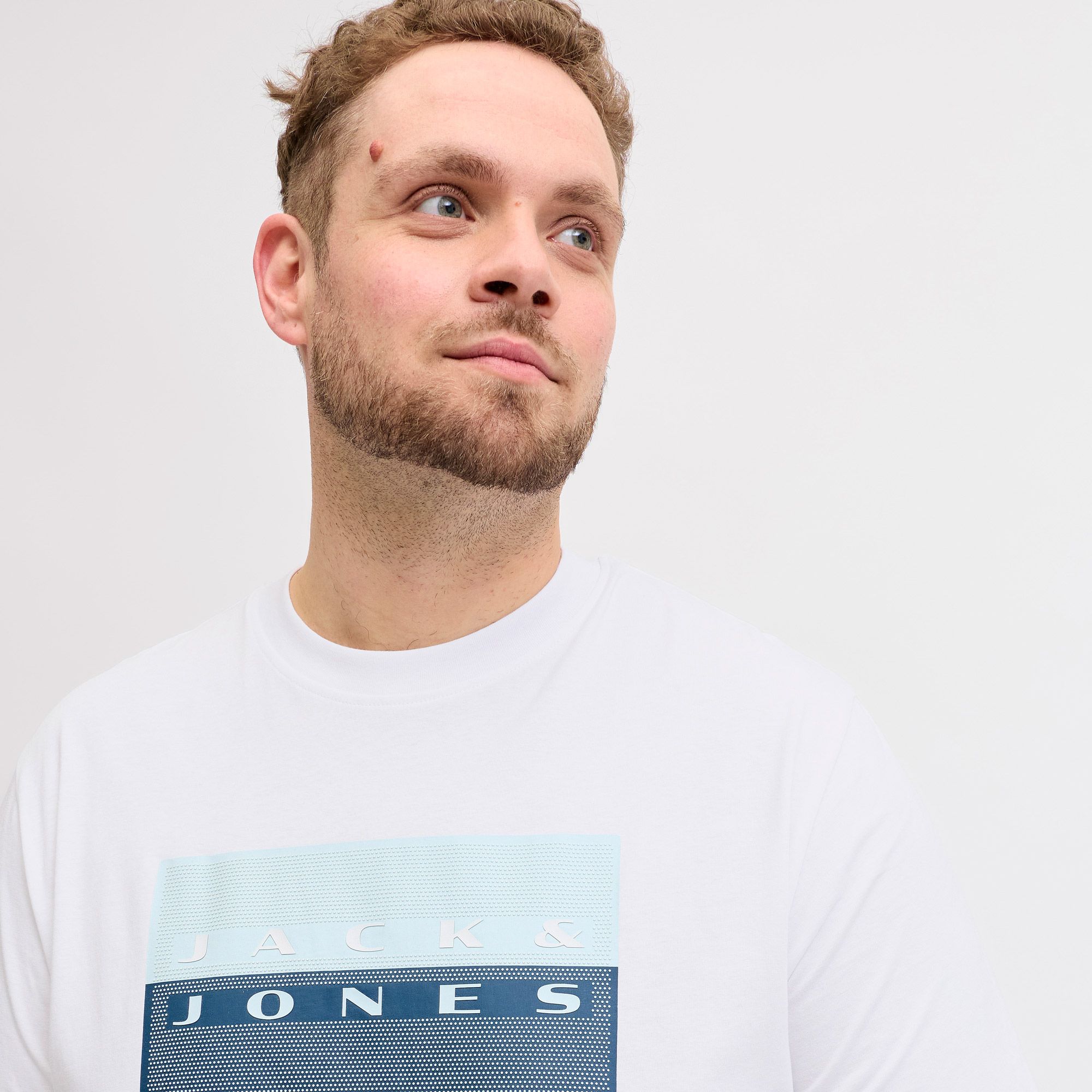 Jack & Jones Fusion Dots Print Shirt Heren (plussize)