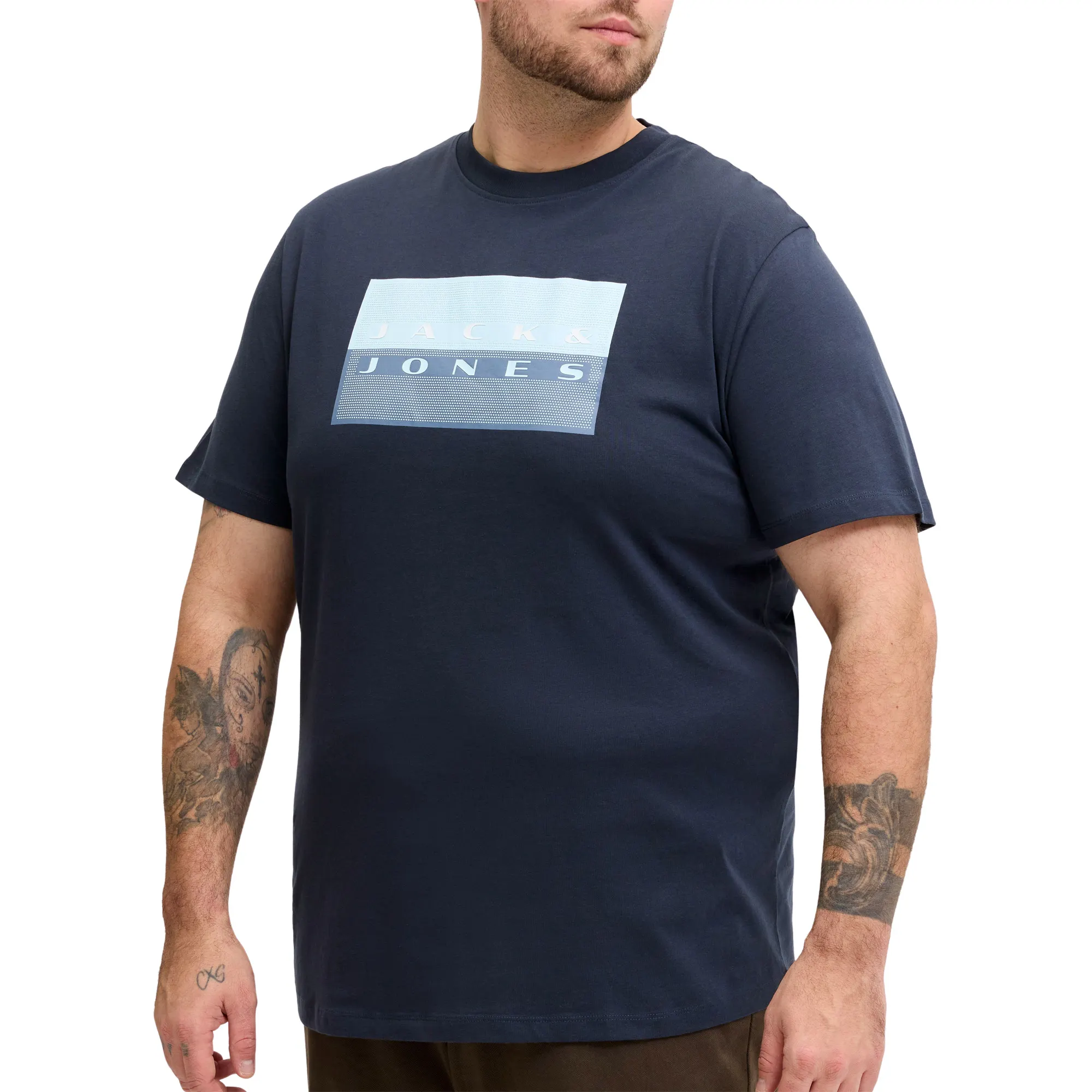 Jack & Jones Fusion Dots Print Shirt Heren (plussize)