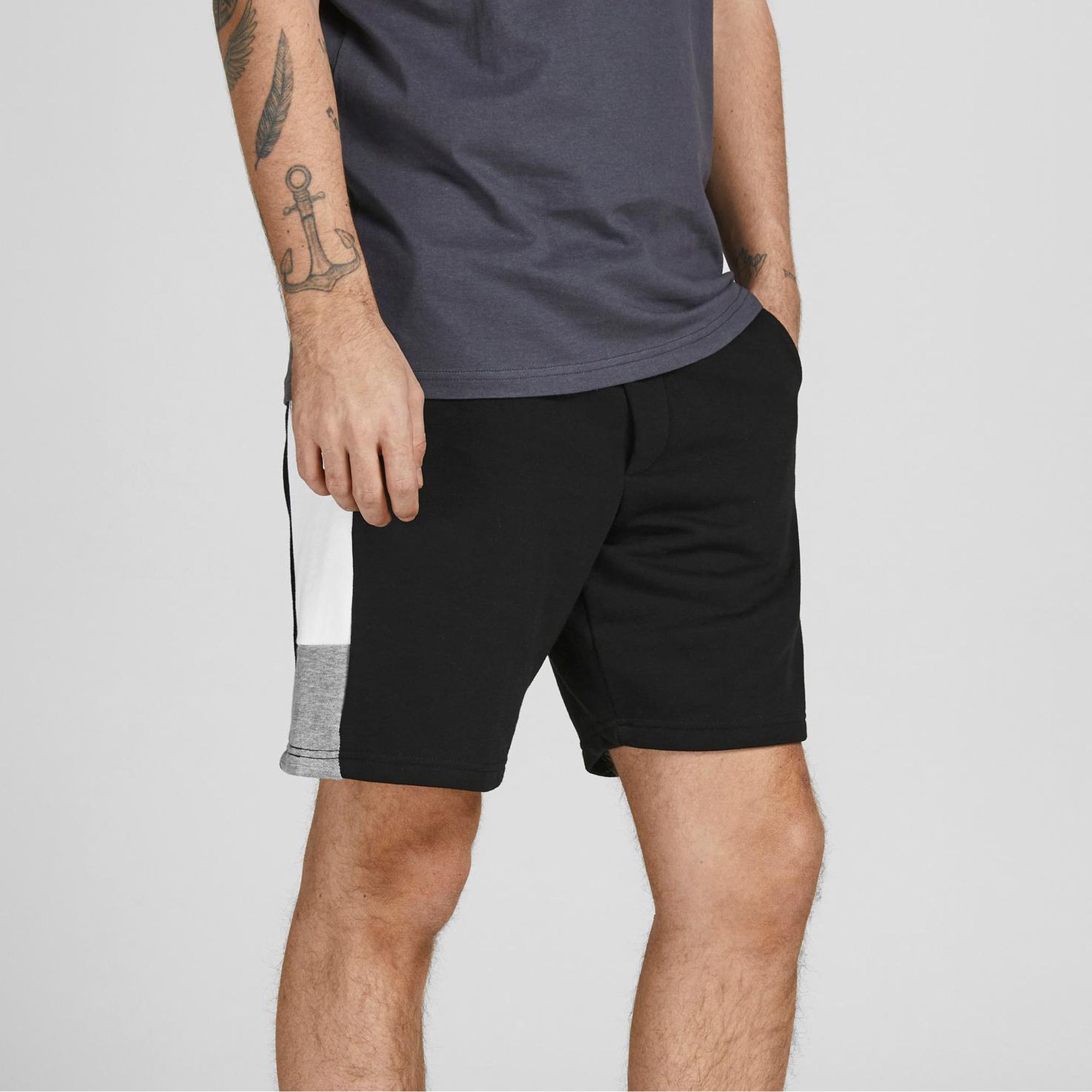 Jack & Jones Logo Blocking Sweat Short Heren