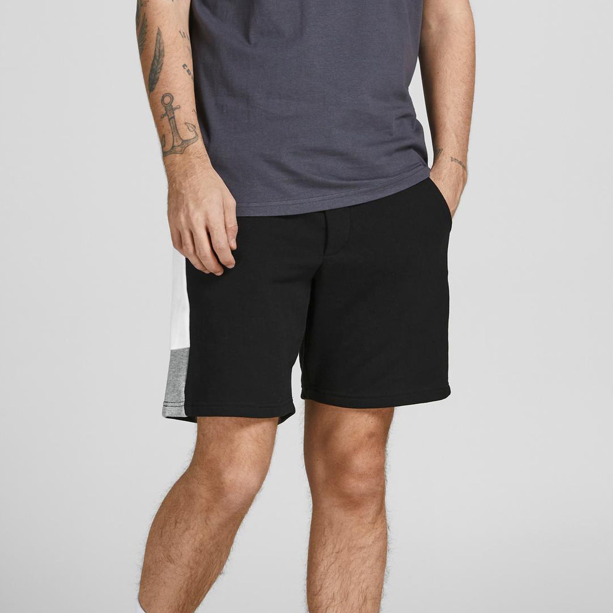 Jack & Jones Logo Blocking Sweat Short Heren