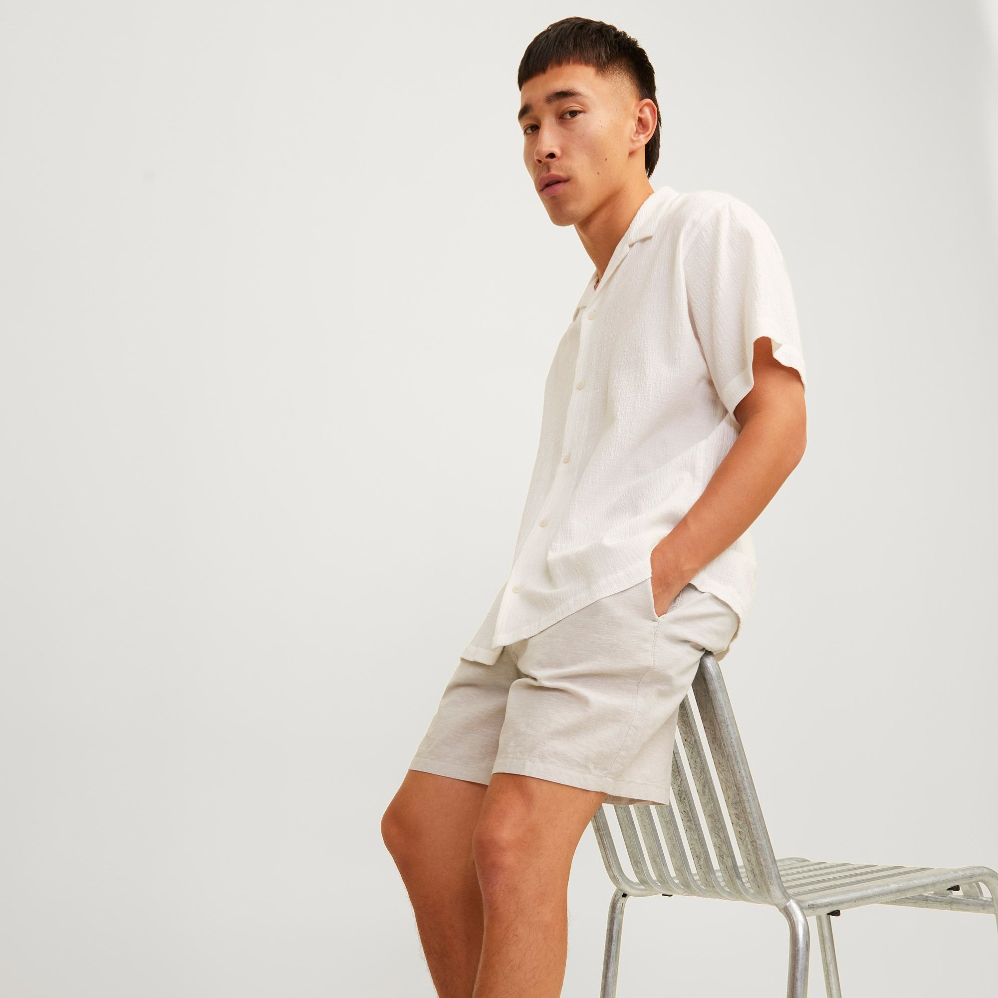 Short Jack & Jones Jaiden Summer Linnen Blend Hommes