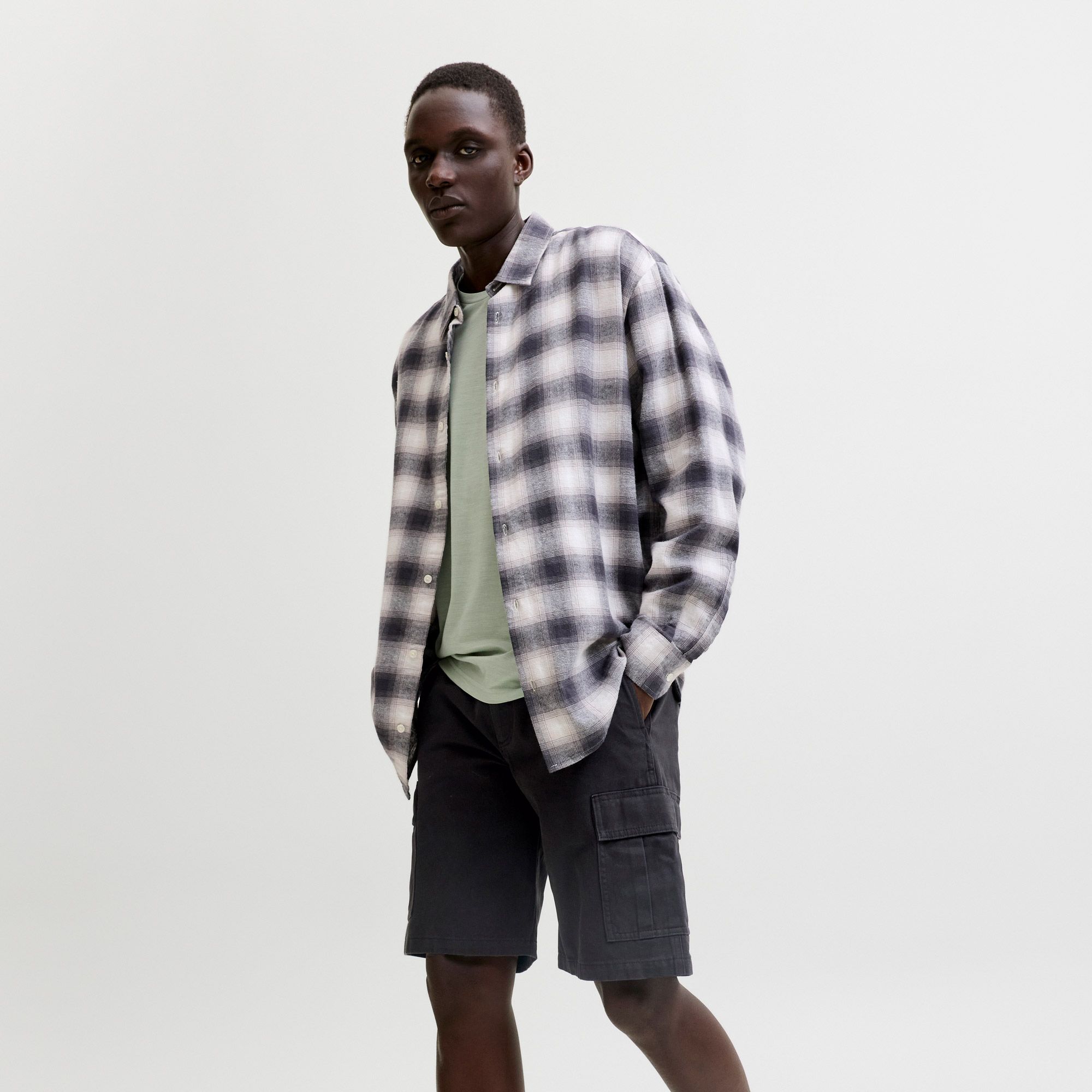 Jack & Jones Hudson Belted Cargo Shorts Heren
