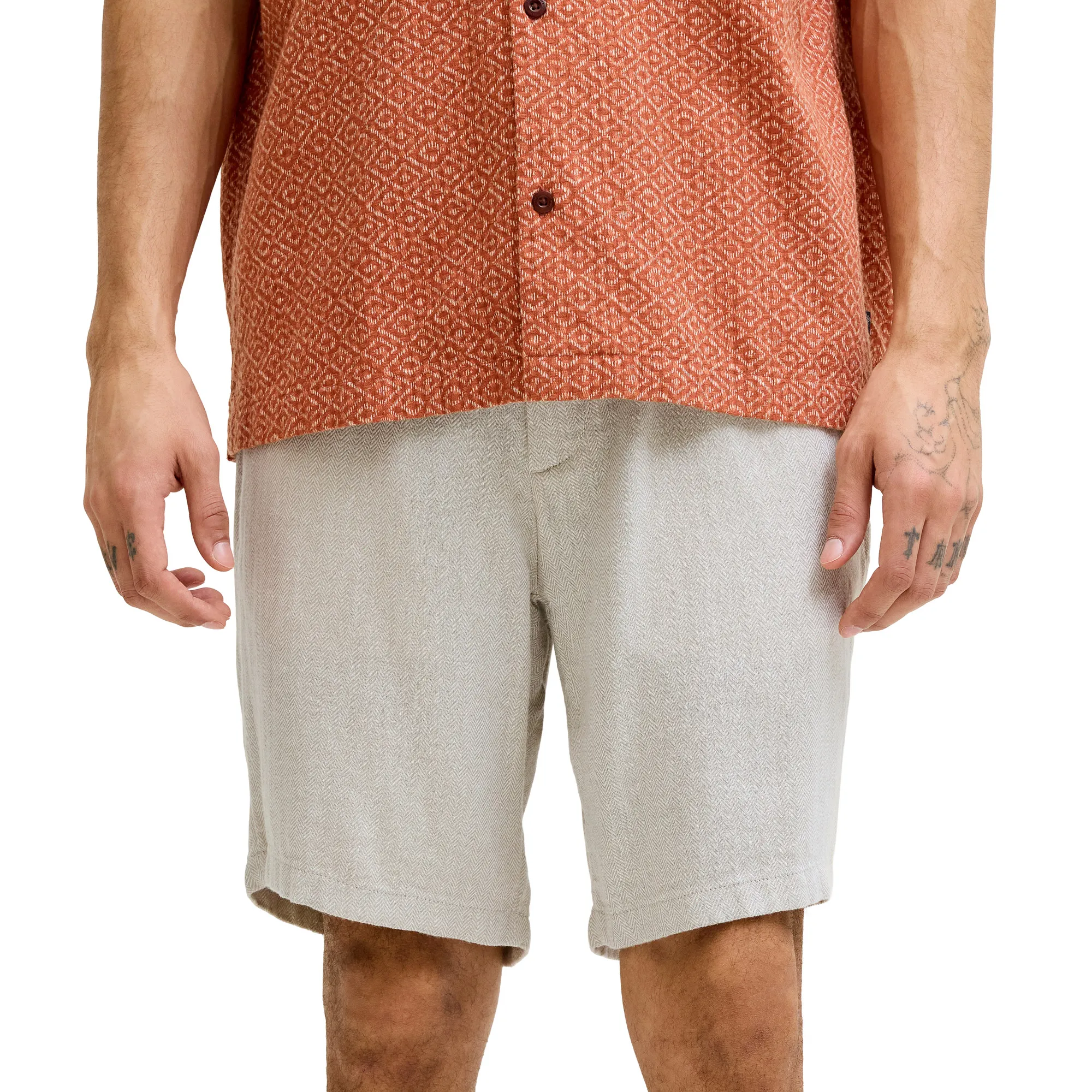 Jack &amp; Jones Stace Mykonos Linen Blend Short Heren