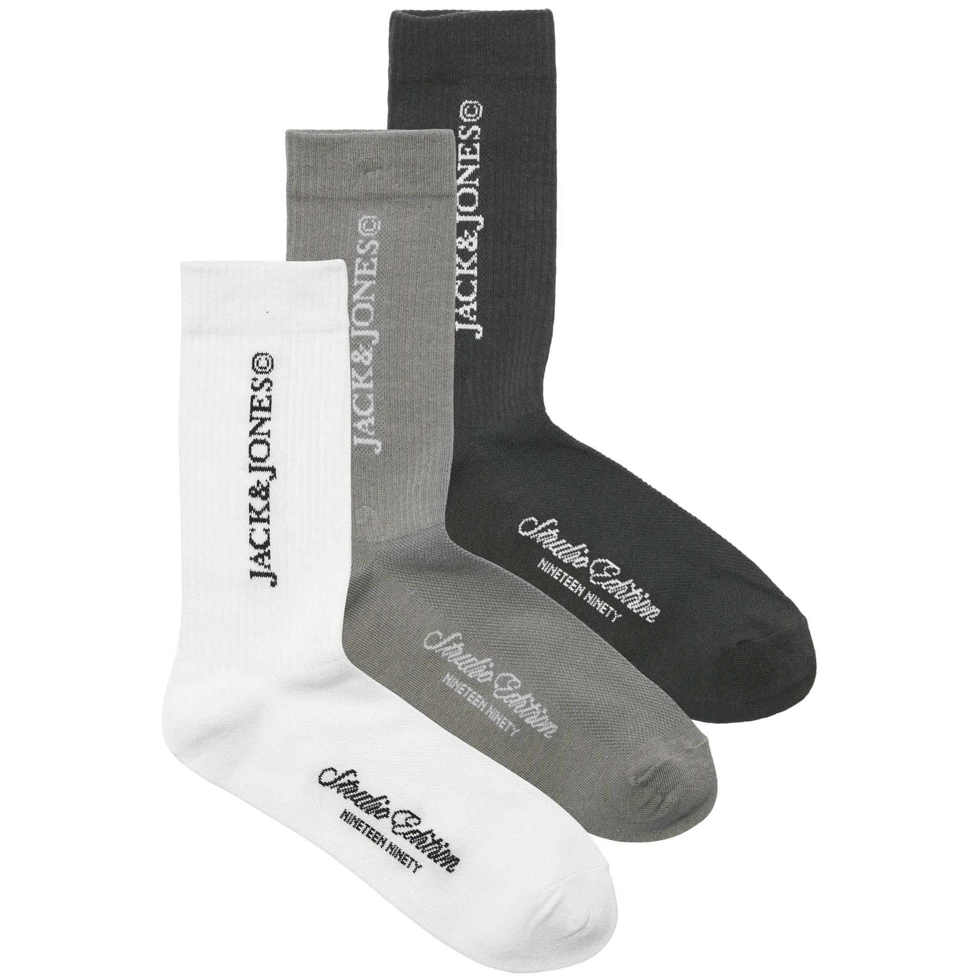 Chaussettes Jack & Jones Jay Tennis Hommes (lot de 3)