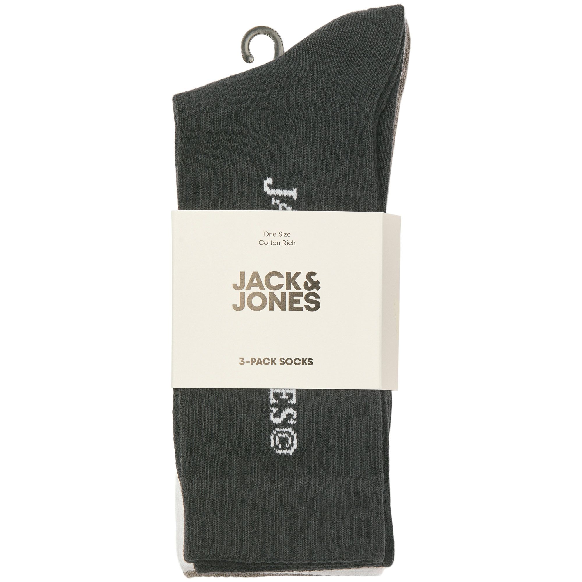 Chaussettes Jack & Jones Jay Tennis Hommes (lot de 3)