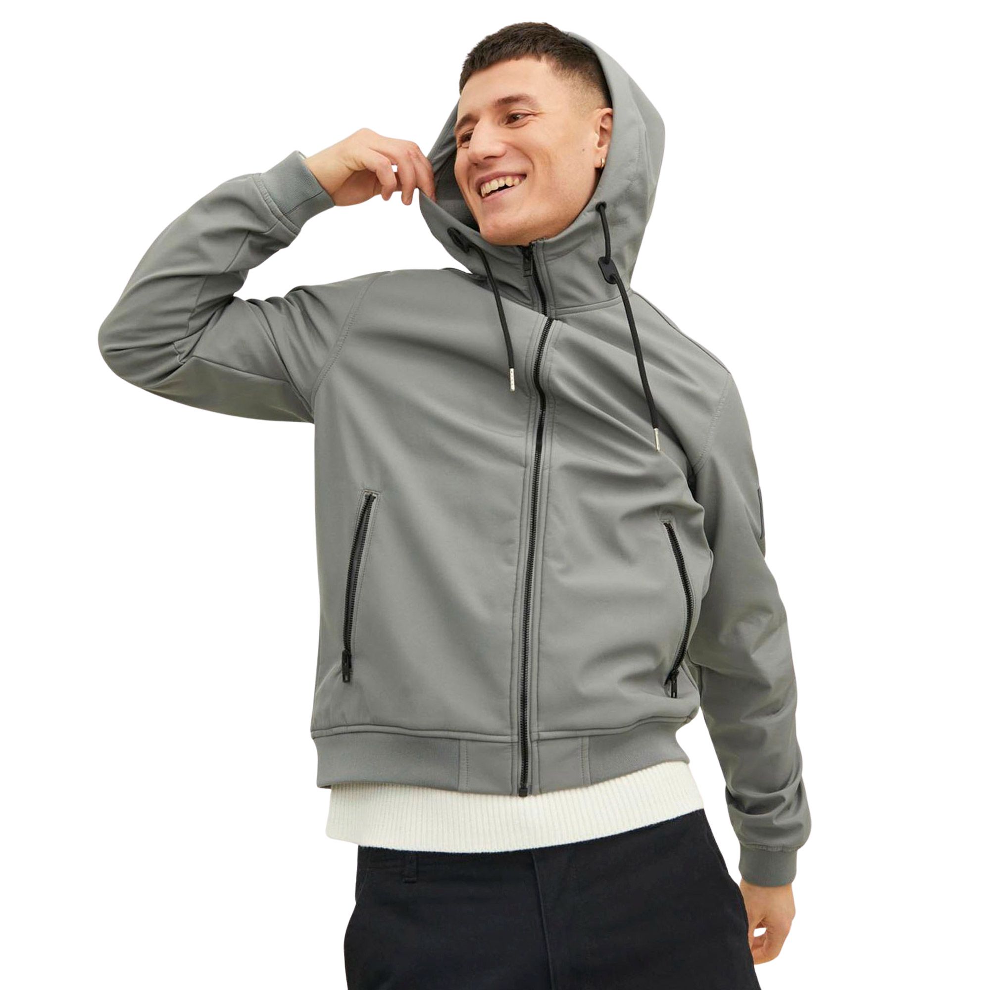 Jack & Jones Basic Hooded Softshell Jas Heren