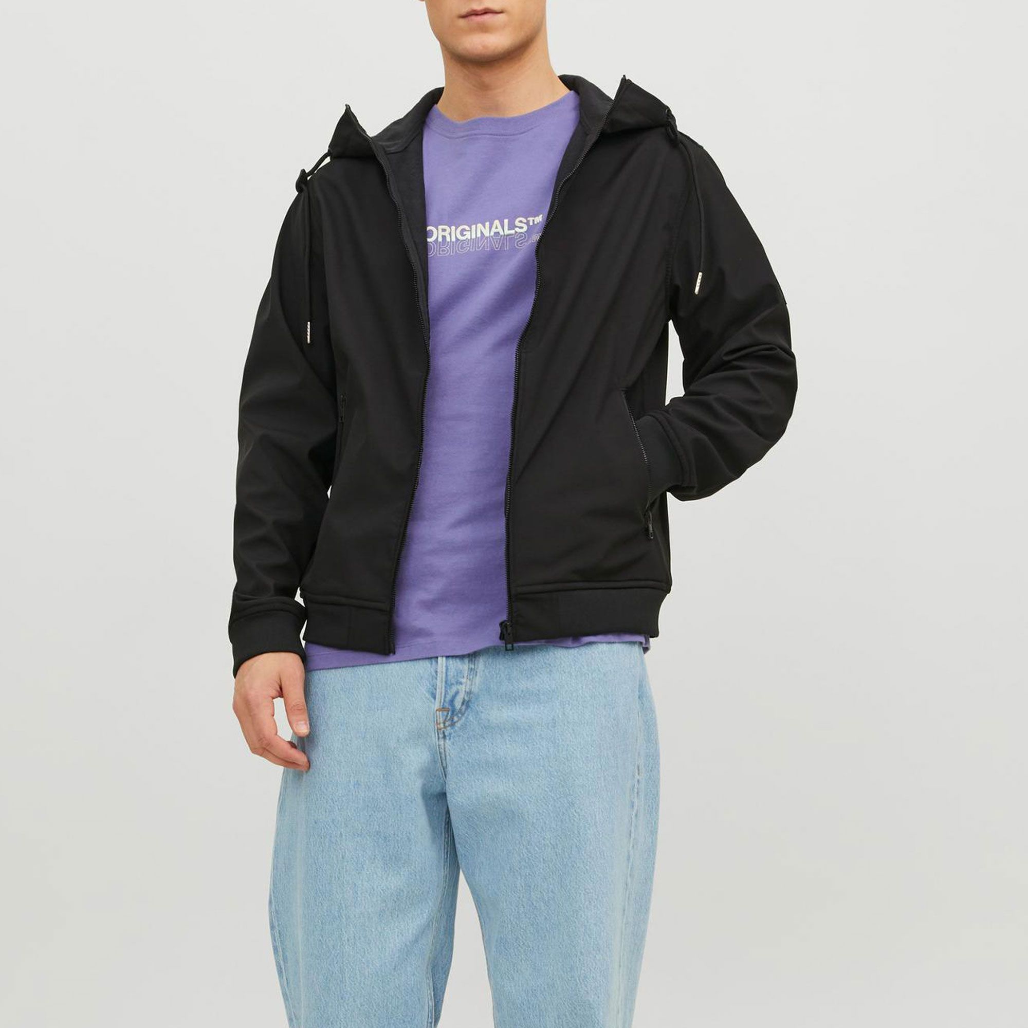 Jack & Jones Basic Hooded Softshell Jas Heren