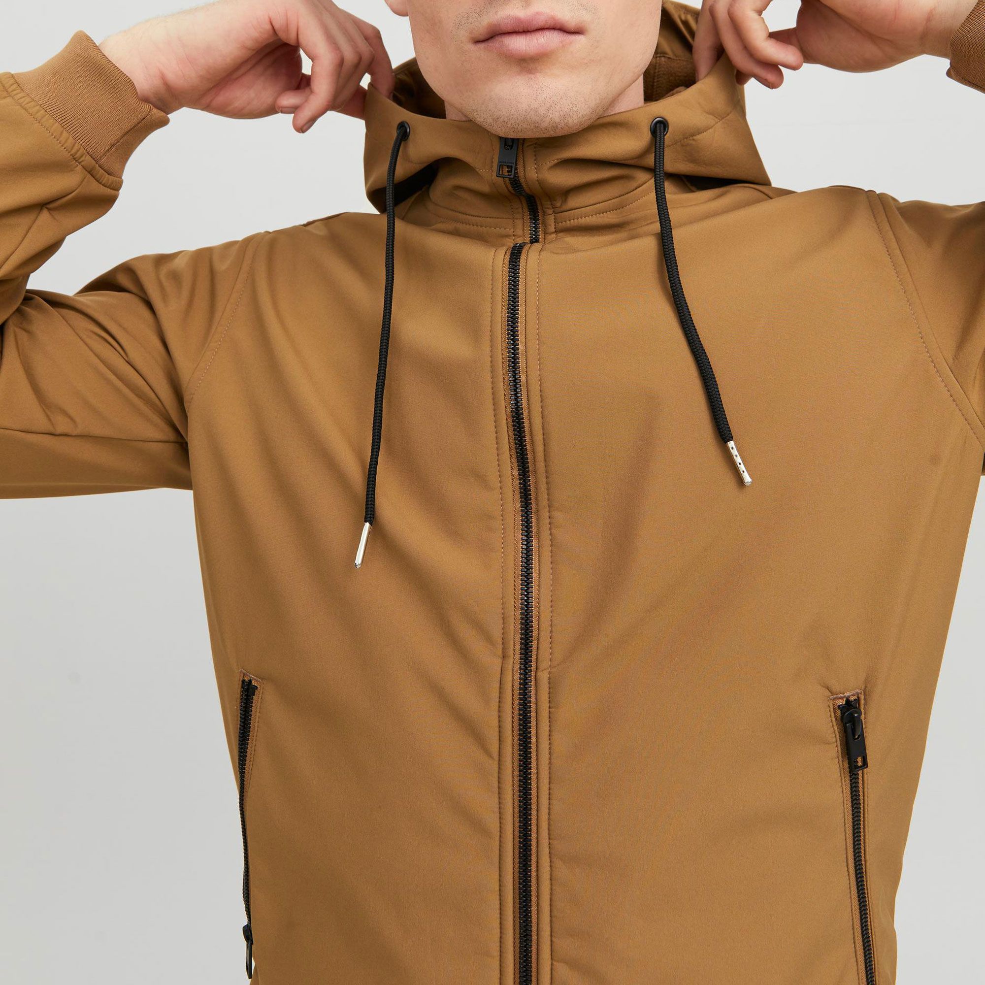 Jack & Jones Basic Hooded Softshell Jas Heren