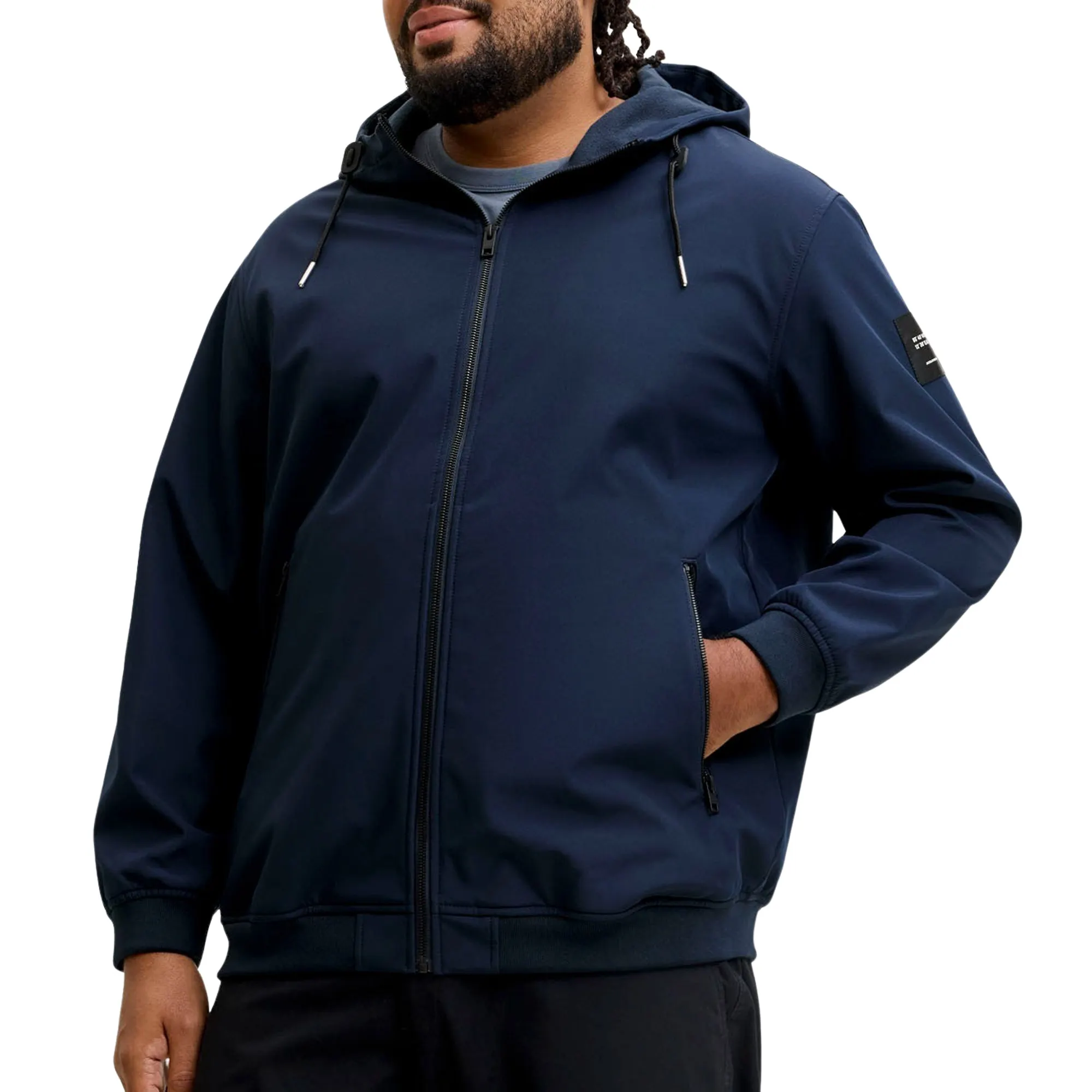 Jack & Jones Basic Hooded Softshell Jacke Herren (plussize)
