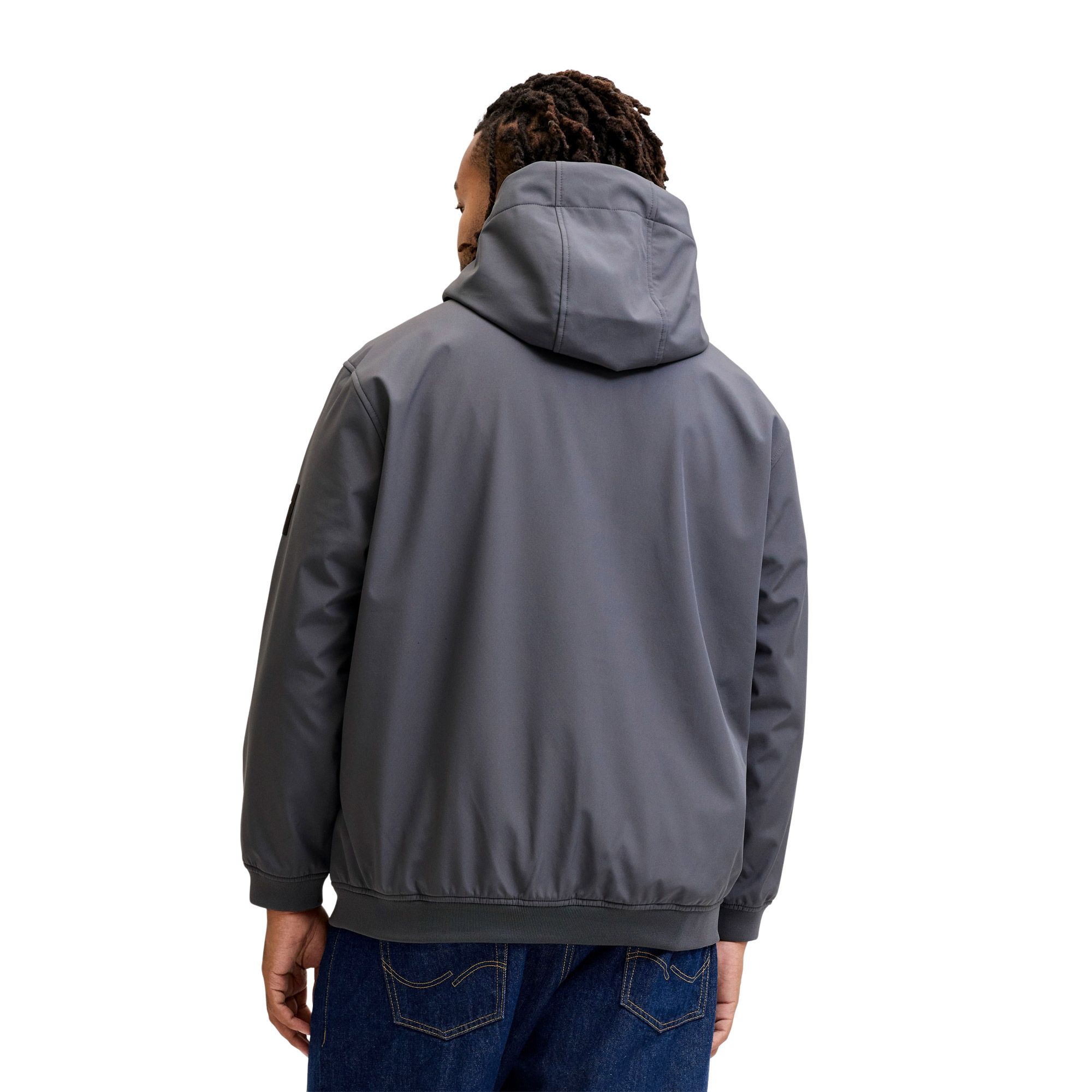 Veste softshell Jack & Jones Basic Hooded Hommes (plussize)