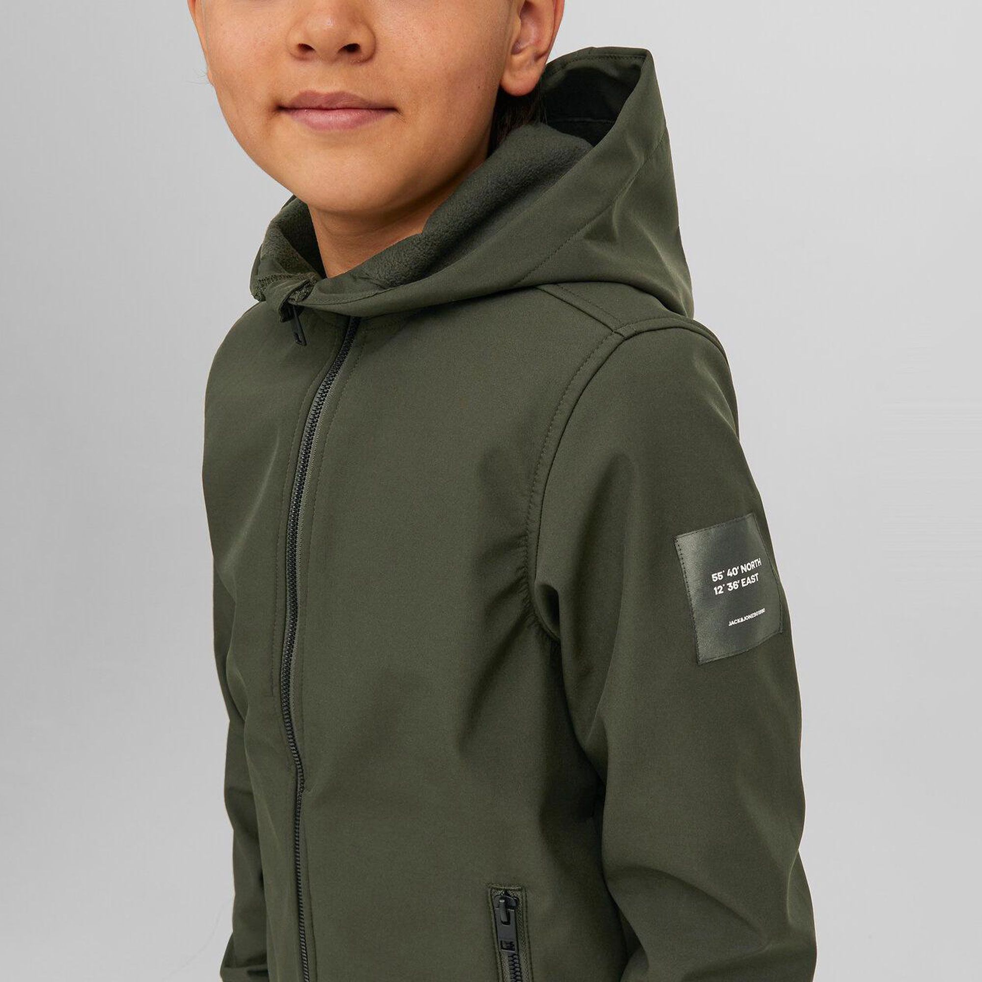 Jack & Jones Basic Hooded Softshell Jacket Junior