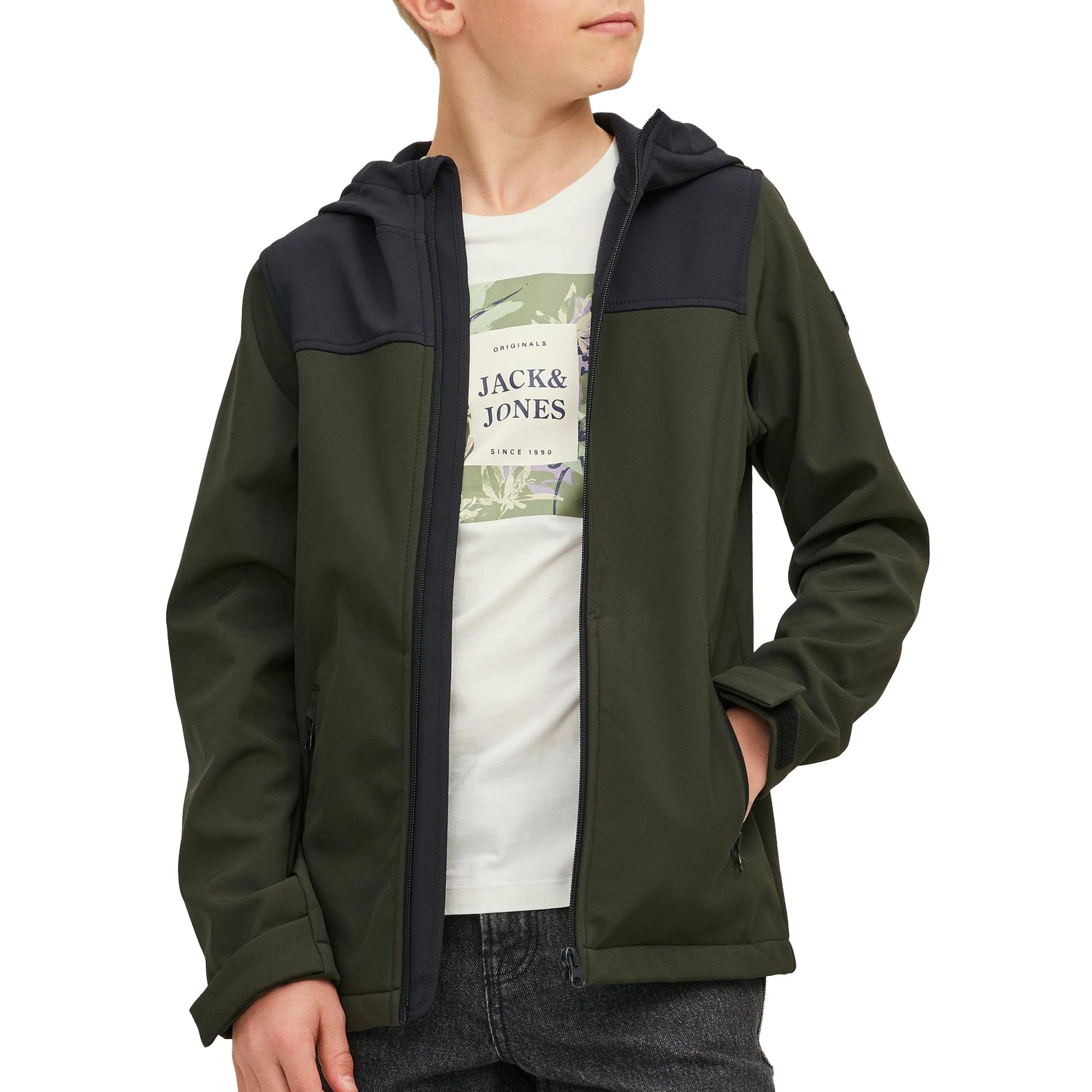 Jack & Jones Essential Marvin Hooded Softshell Jas Junior